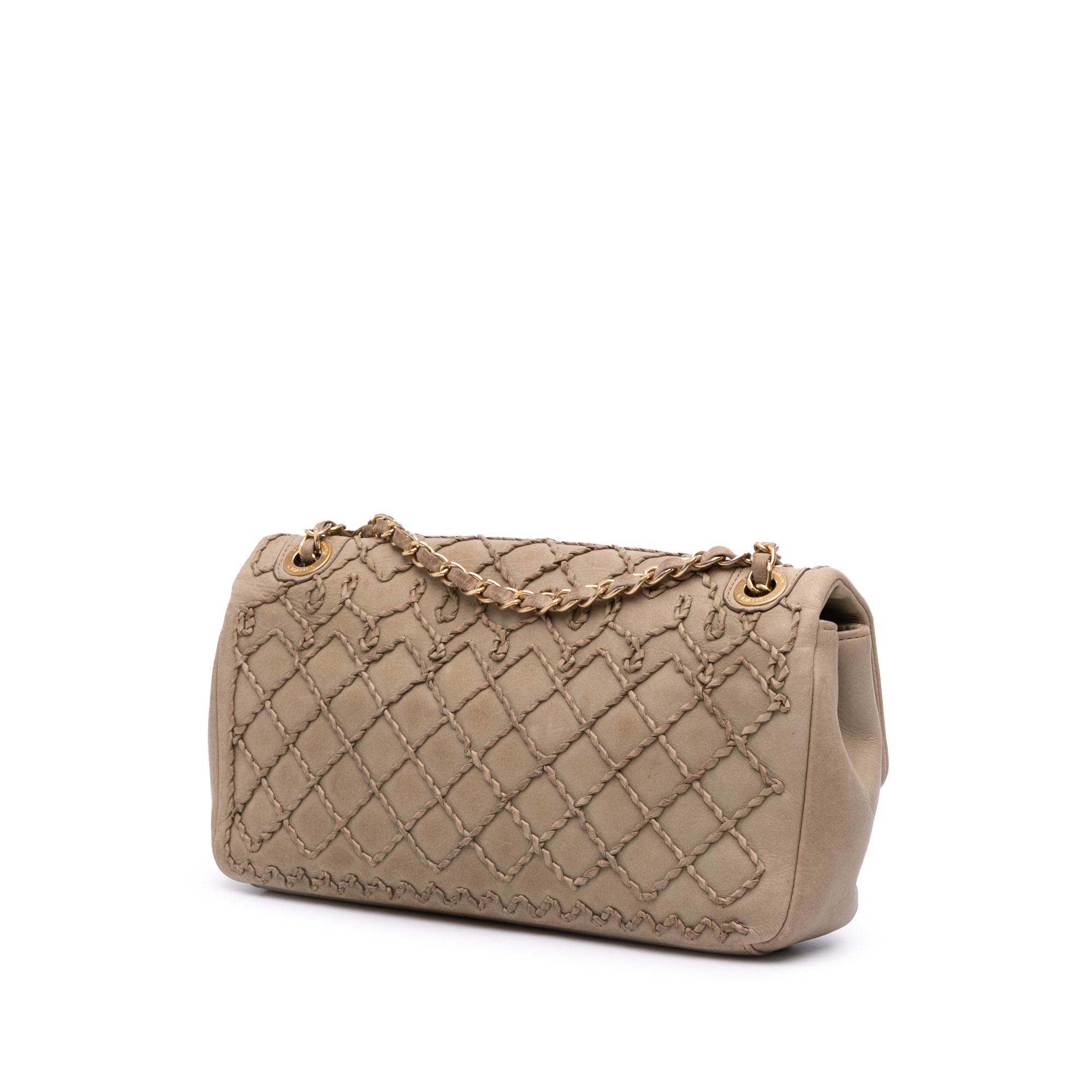 Chanel Calfskin Stitched Motif Flap - image 2