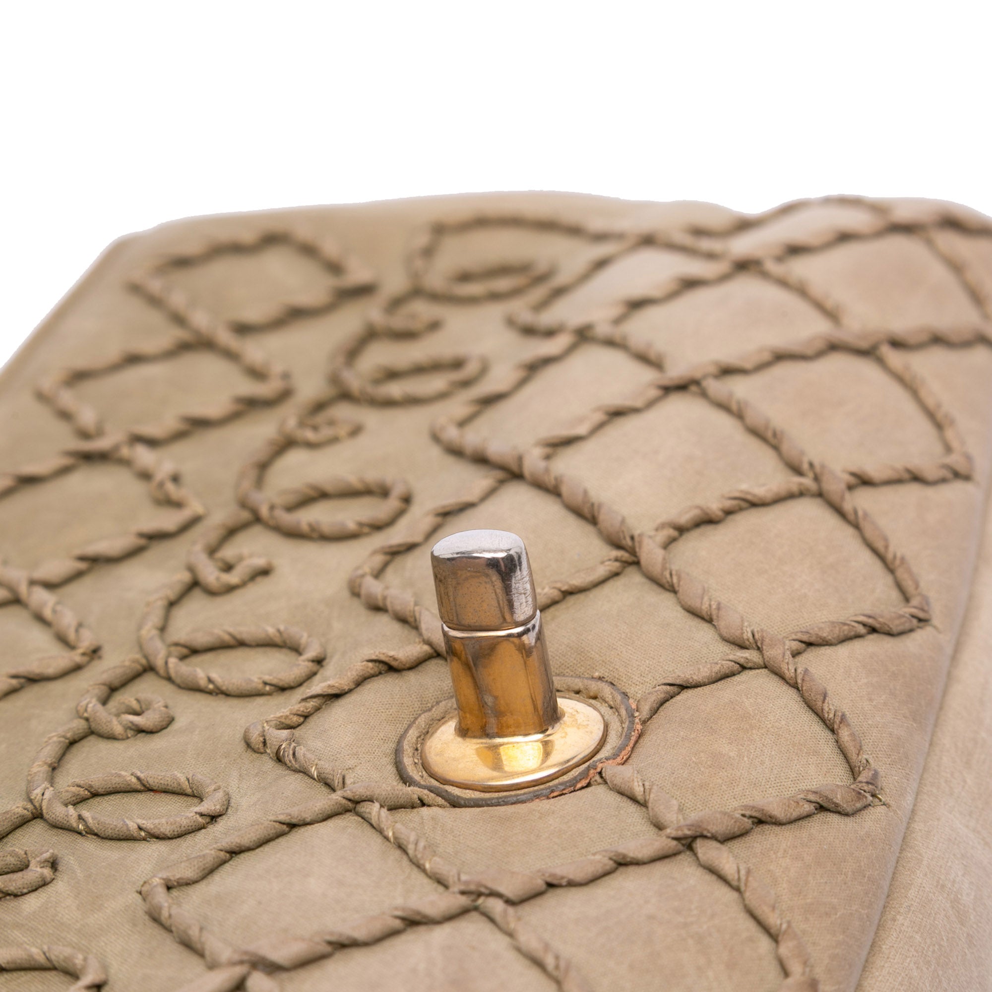 Chanel Calfskin Stitched Motif Flap - image 8