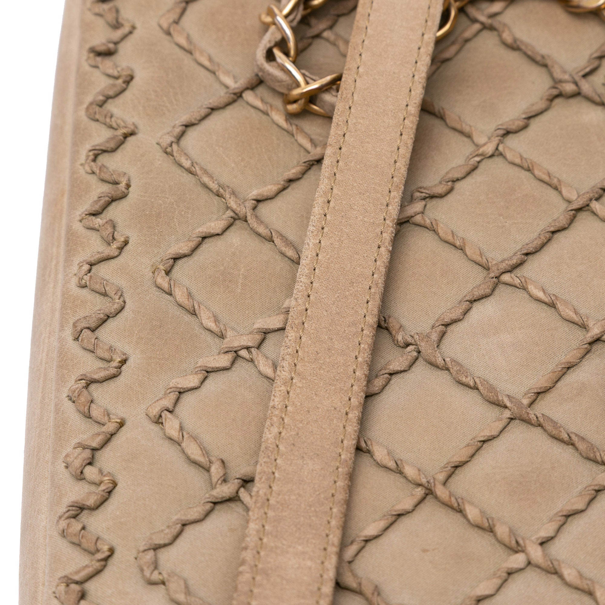 Chanel Calfskin Stitched Motif Flap - image 9