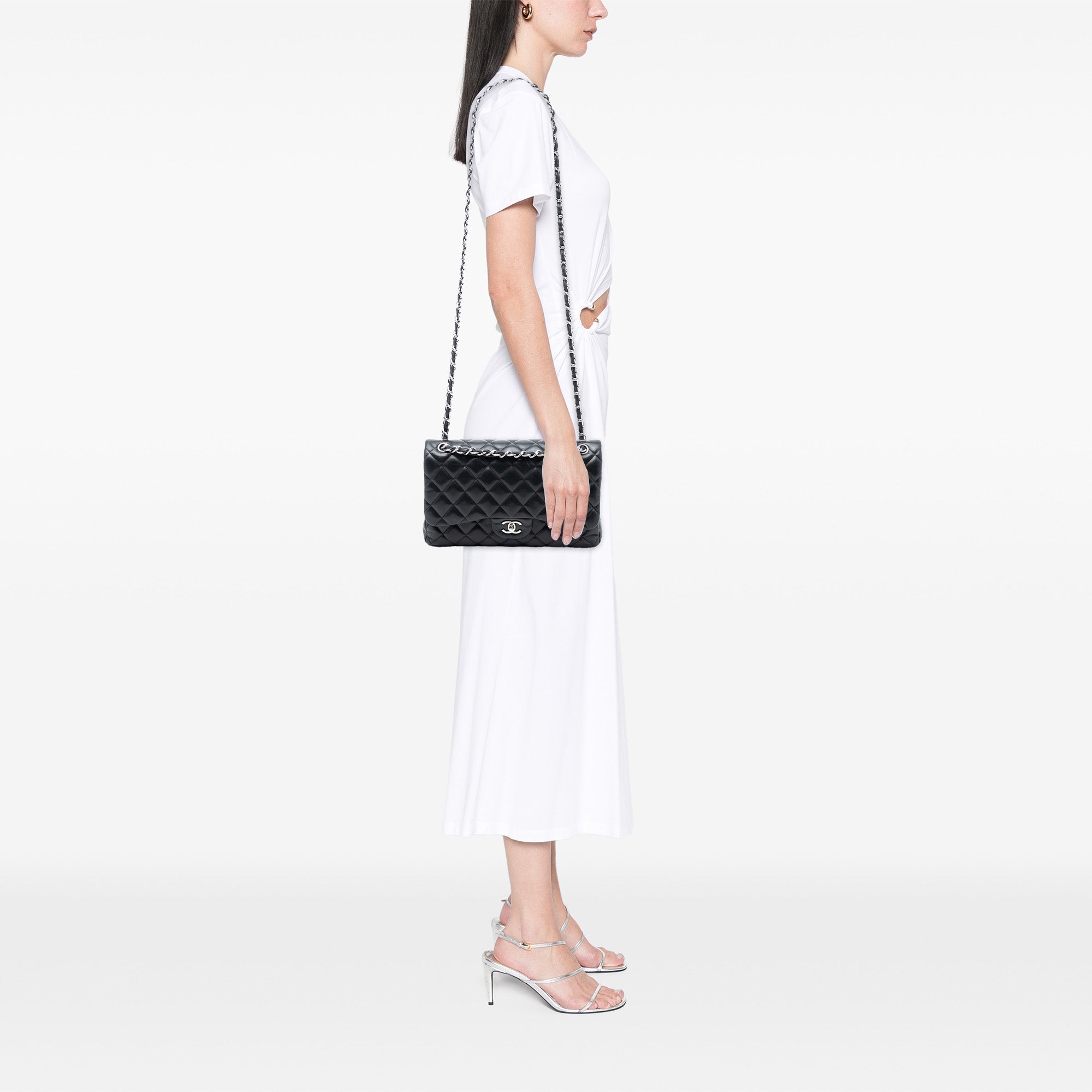 Chanel Jumbo Classic Lambskin Double Flap - image 7