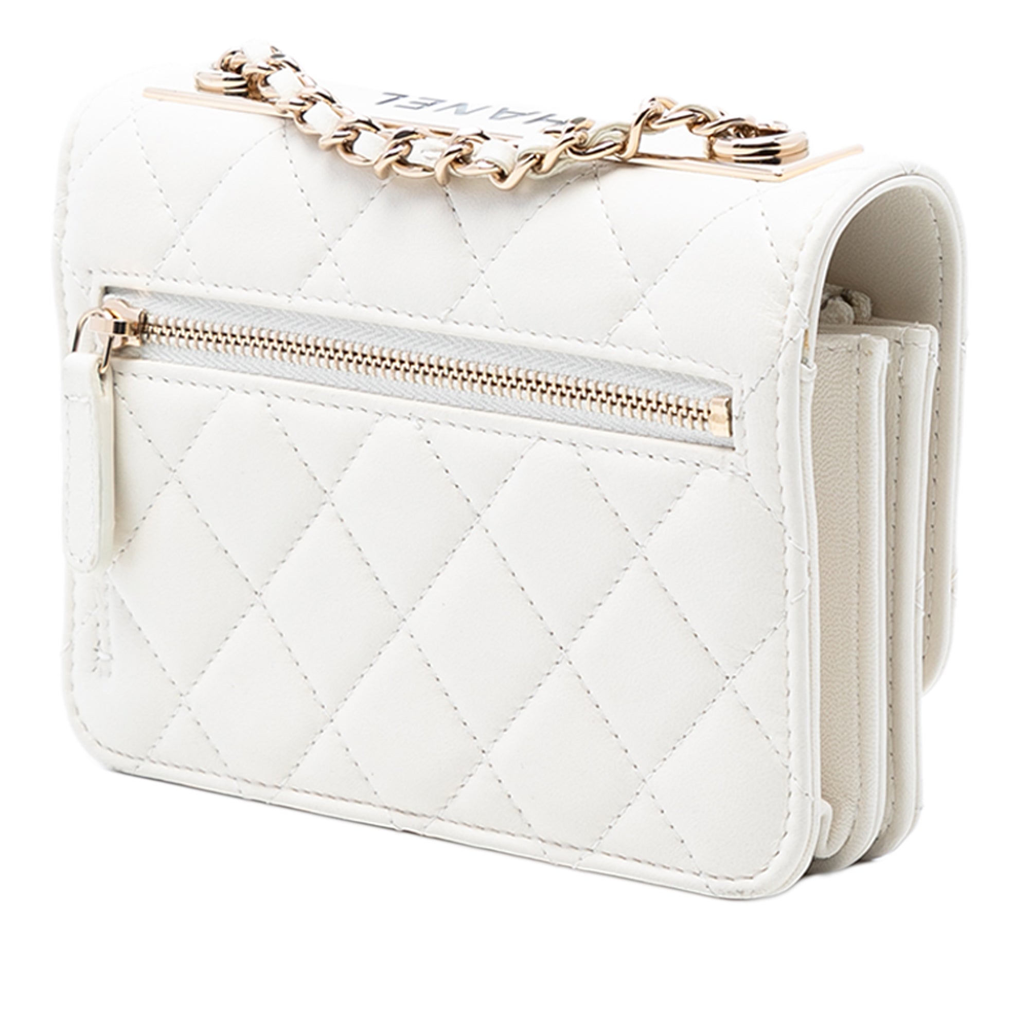 Chanel Mini Quilted Lambskin Trendy CC Wallet On Chain - image 2
