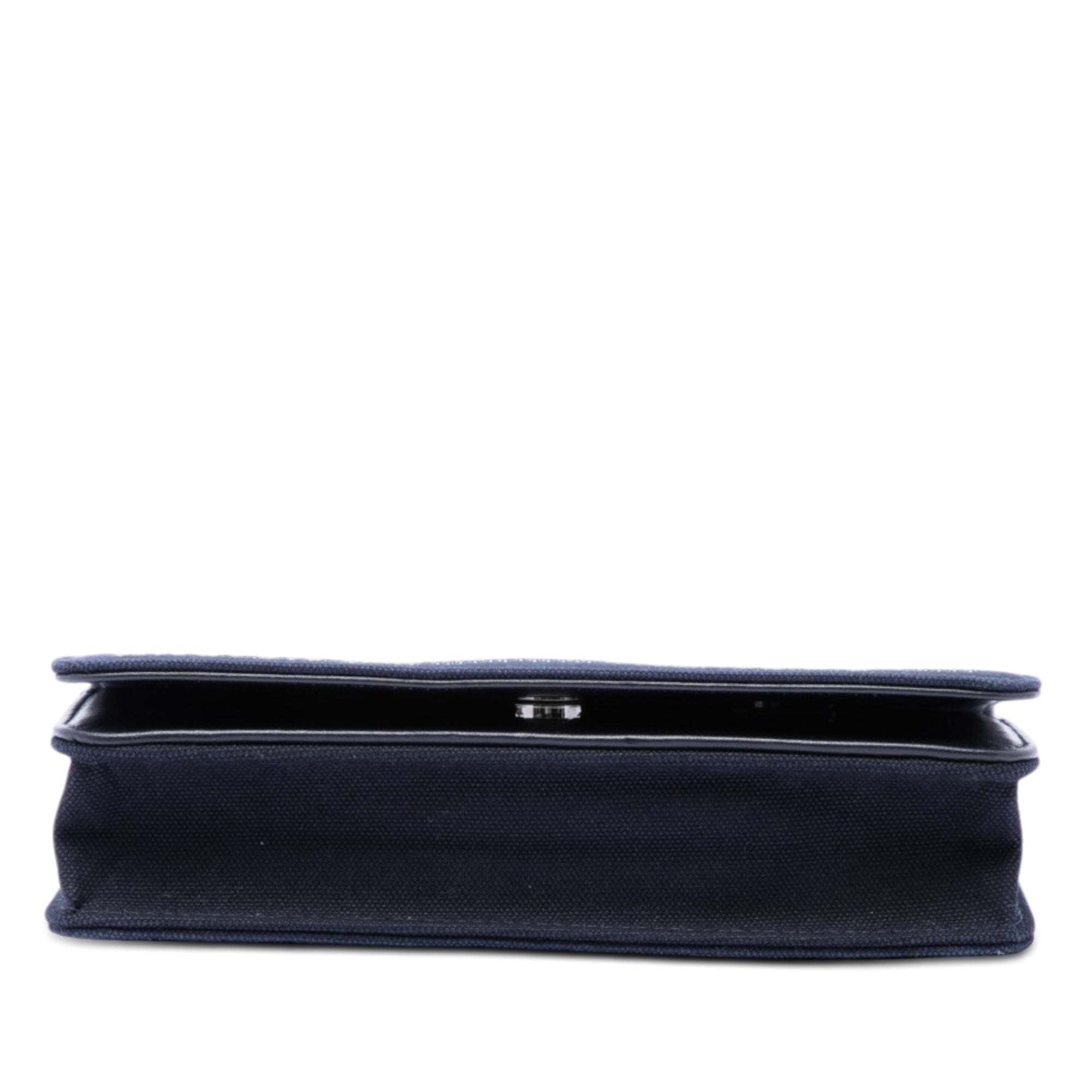 Chanel Paris Shanghai Crystal Embellished Canvas Wallet On Chain - image 3