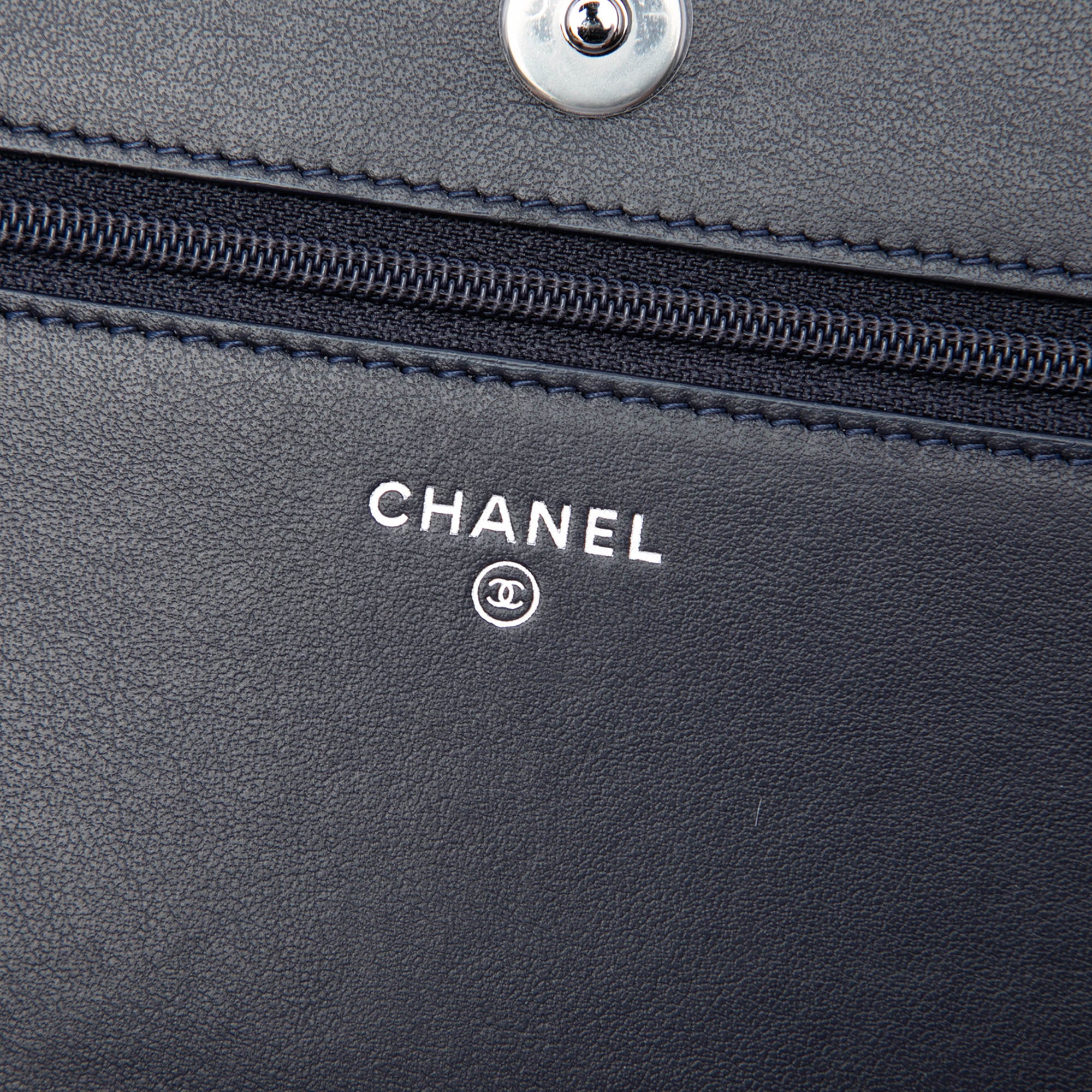 Chanel Paris Shanghai Crystal Embellished Canvas Wallet On Chain - image 5