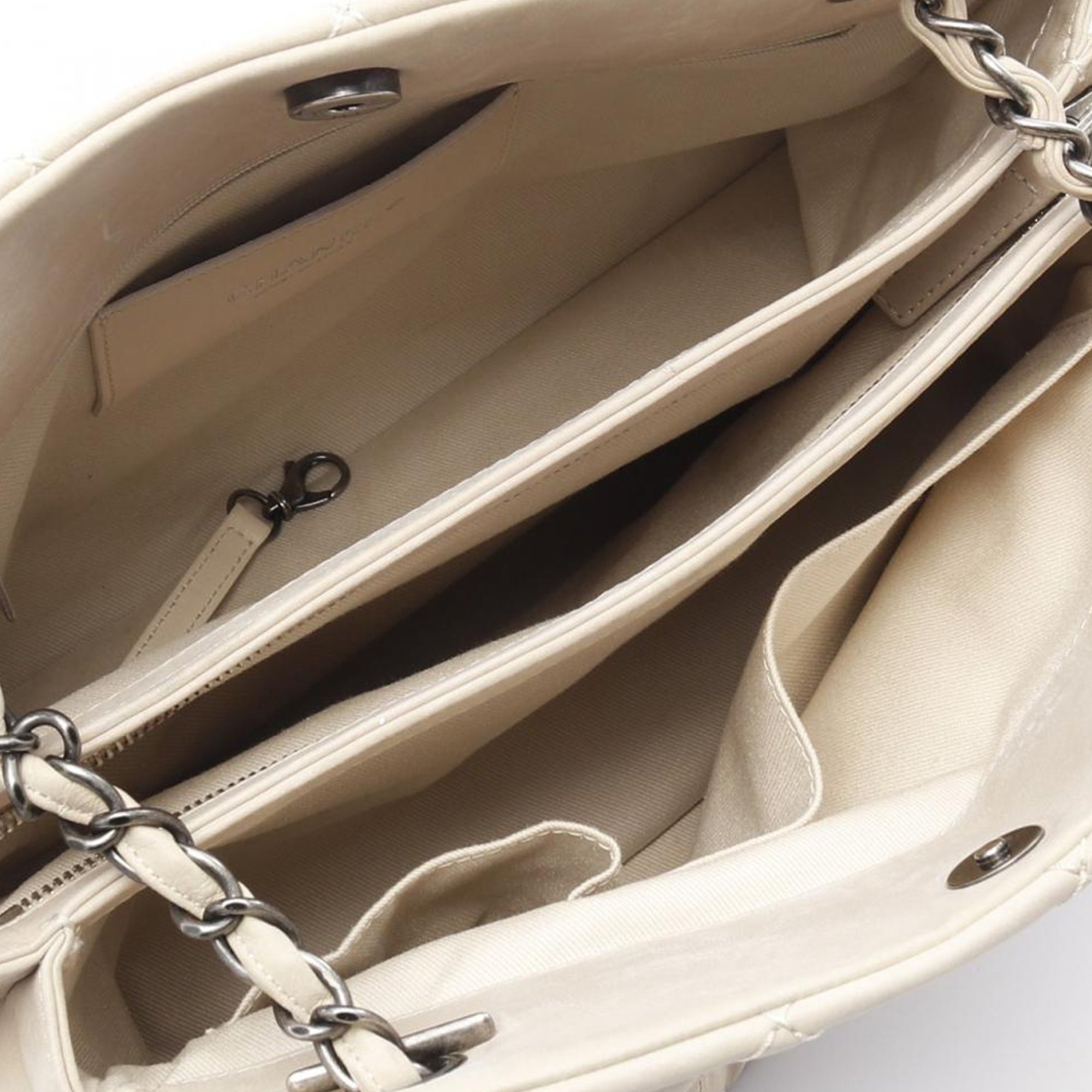Chanel Large Aged Calfskin Just Mademoiselle Bowling Bag - image 3