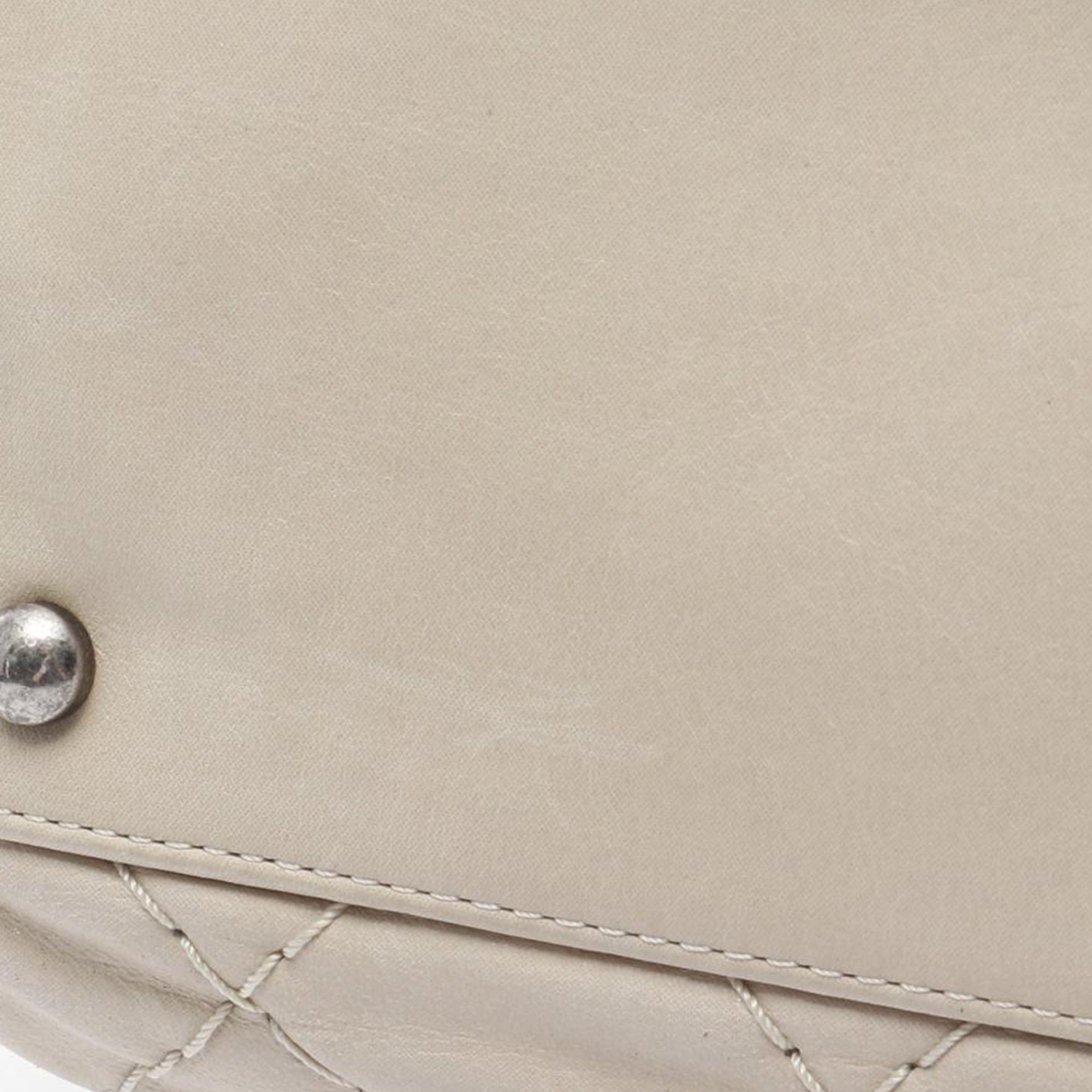 Chanel Large Aged Calfskin Just Mademoiselle Bowling Bag - image 8