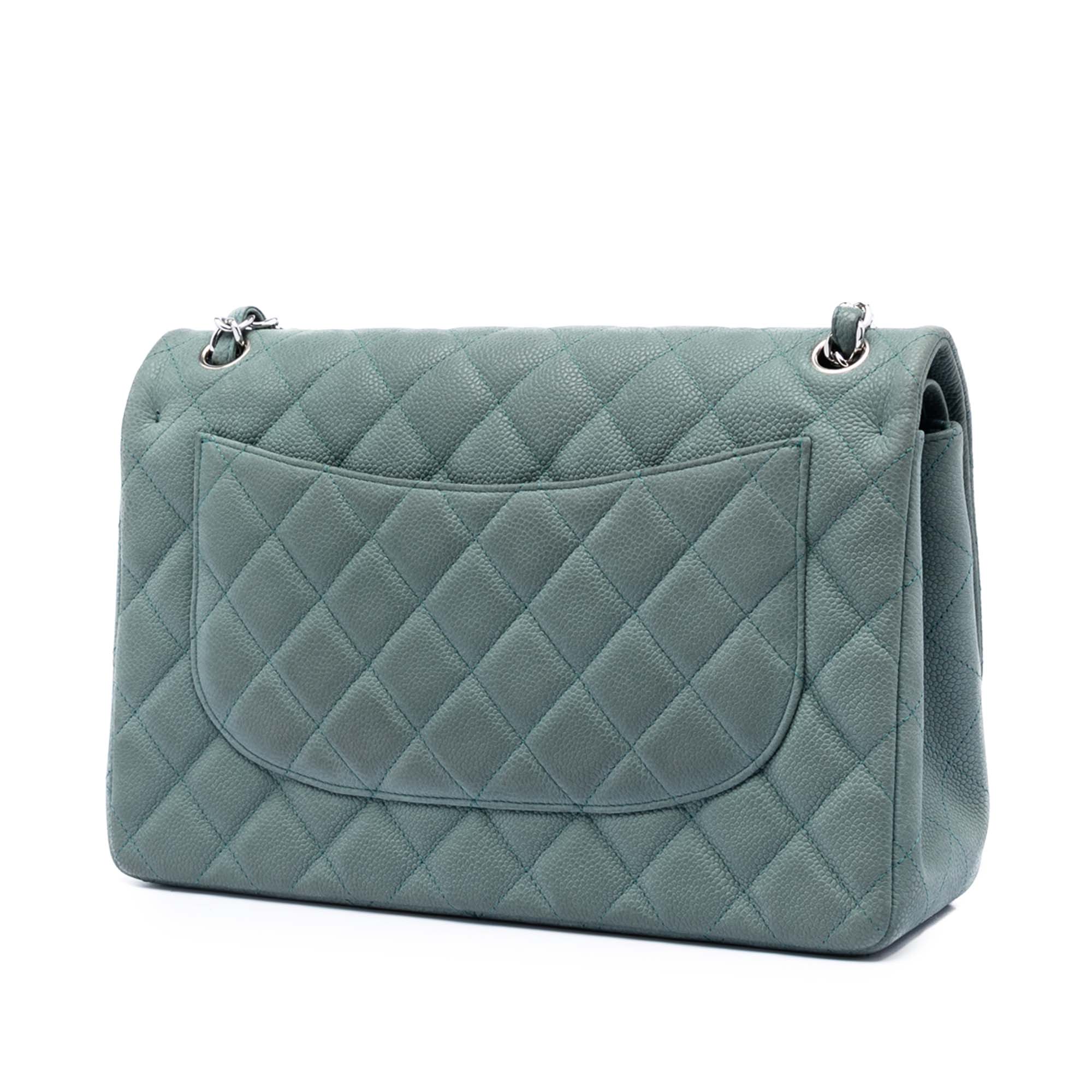 Chanel Jumbo Classic Iridescent Caviar Double Flap - image 2