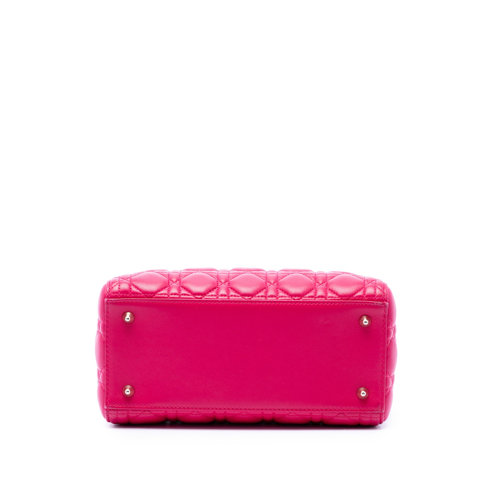Dior Medium Lambskin Cannage Lady Dior - image 3