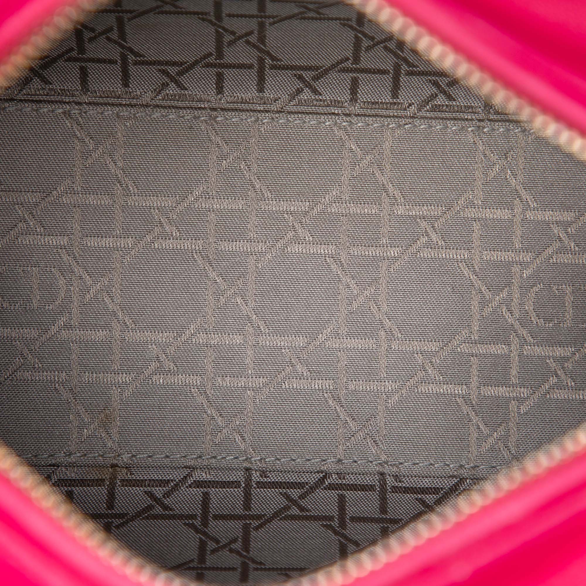 Dior Medium Lambskin Cannage Lady Dior - image 4