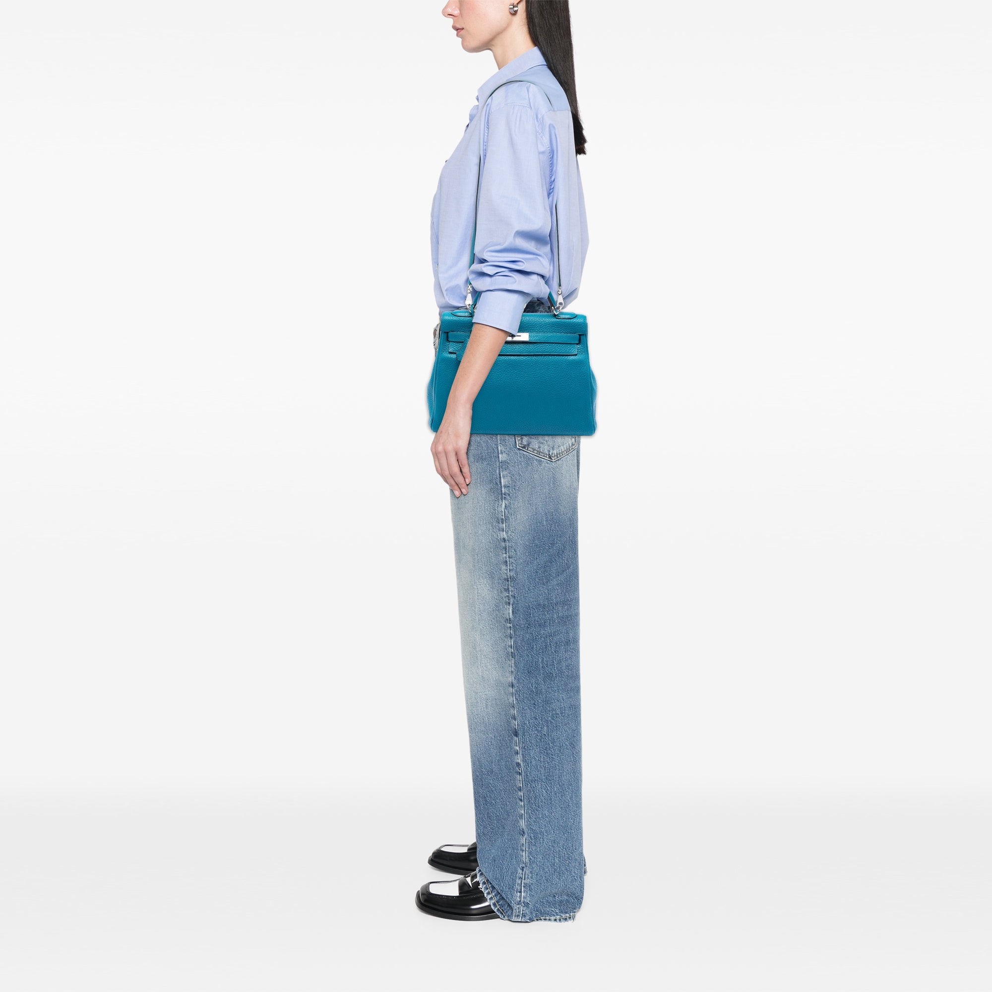 Hermès Clemence Kelly II Retourne 32 - image 8