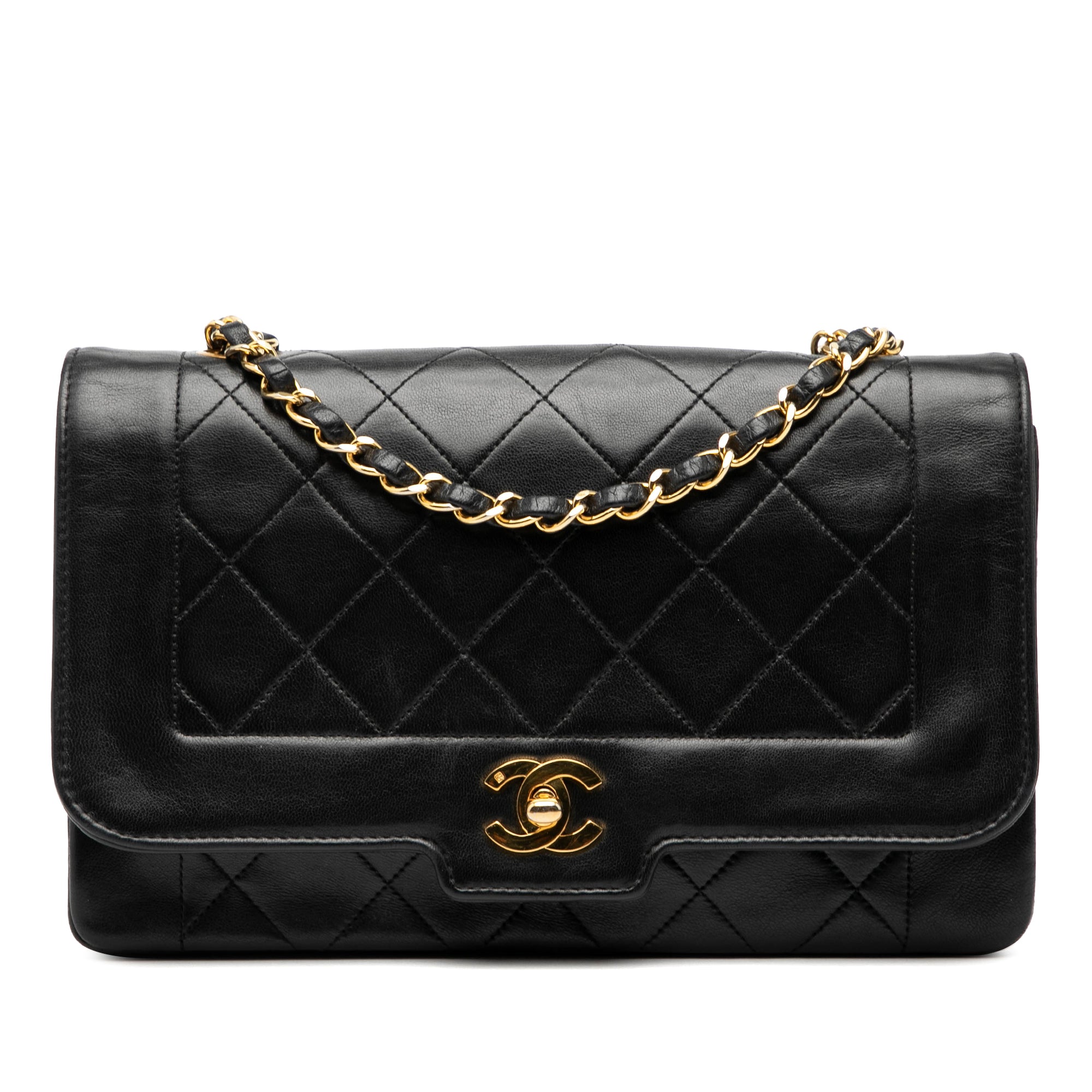 Chanel Medium Lambskin Diana Full Flap - image 1