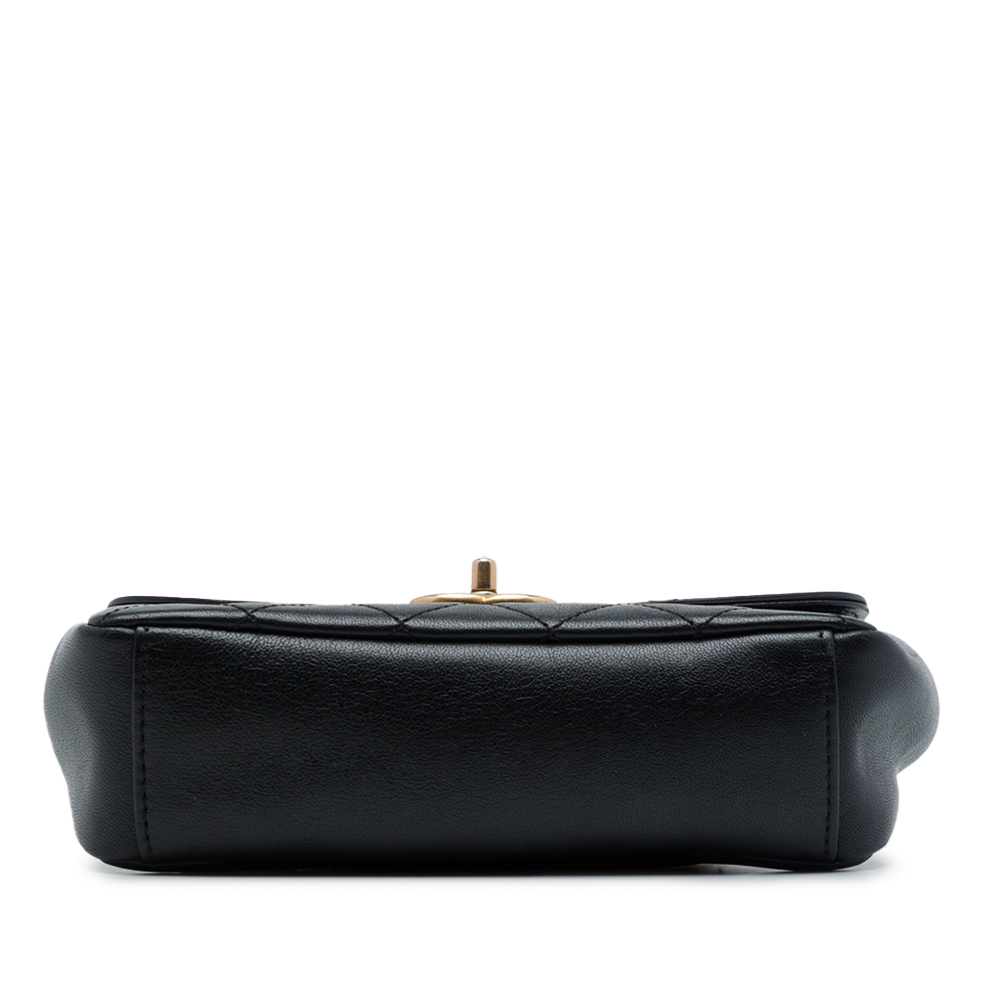 Chanel Small Quilted Lambskin Curved Flap - image 3