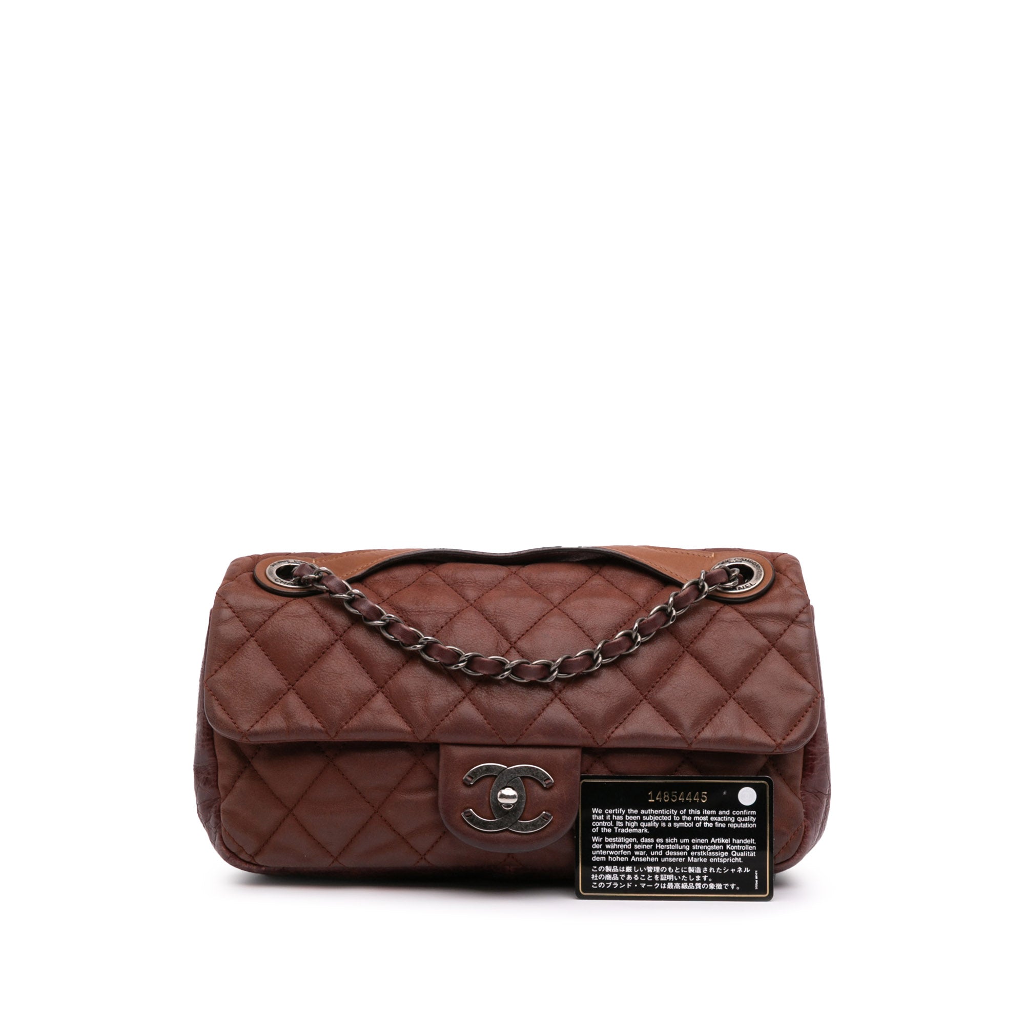 Chanel Medium Iridescent Calfskin In The Mix Flap - image 10