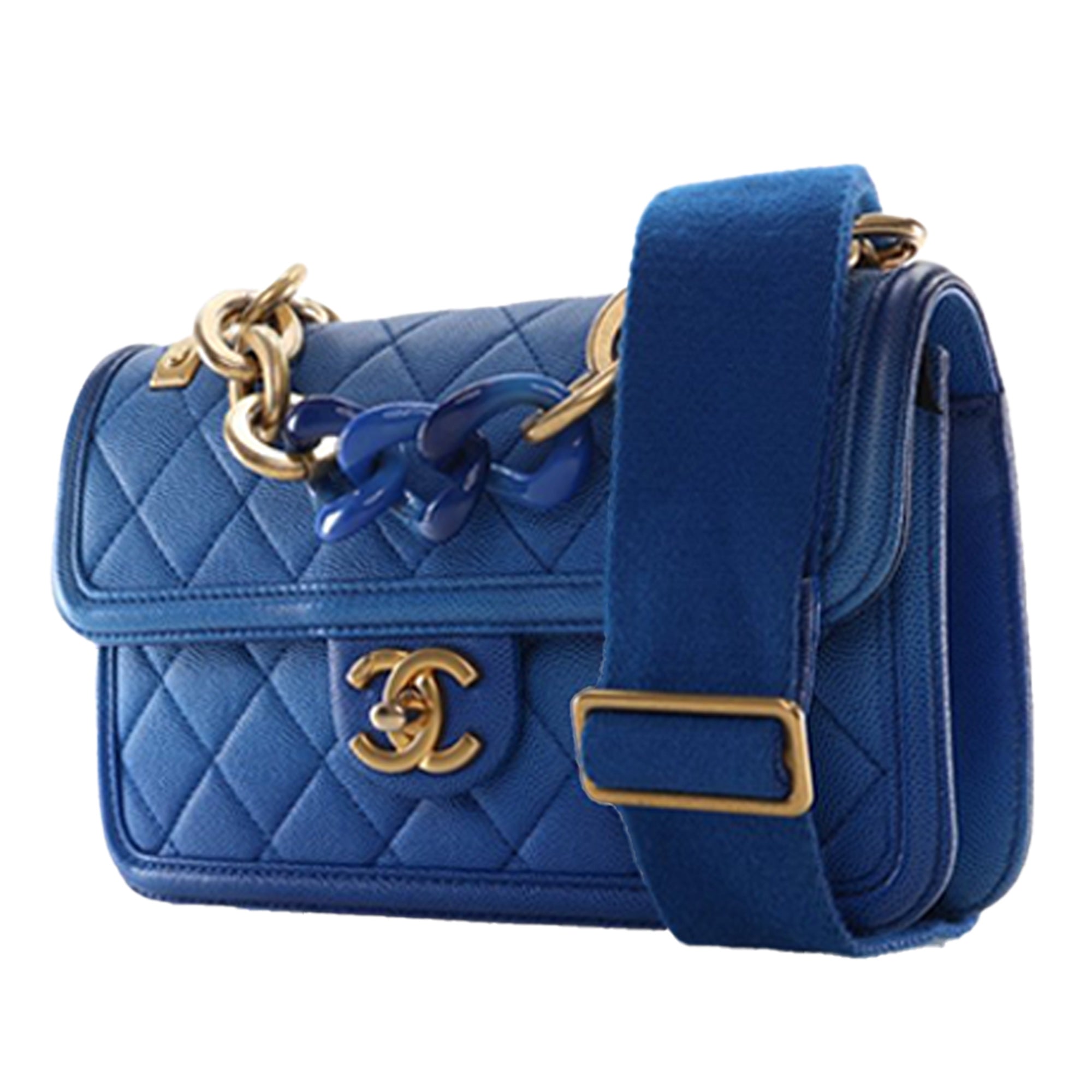 Chanel Small Quilted Caviar Sunset On The Sea Flap - image 3