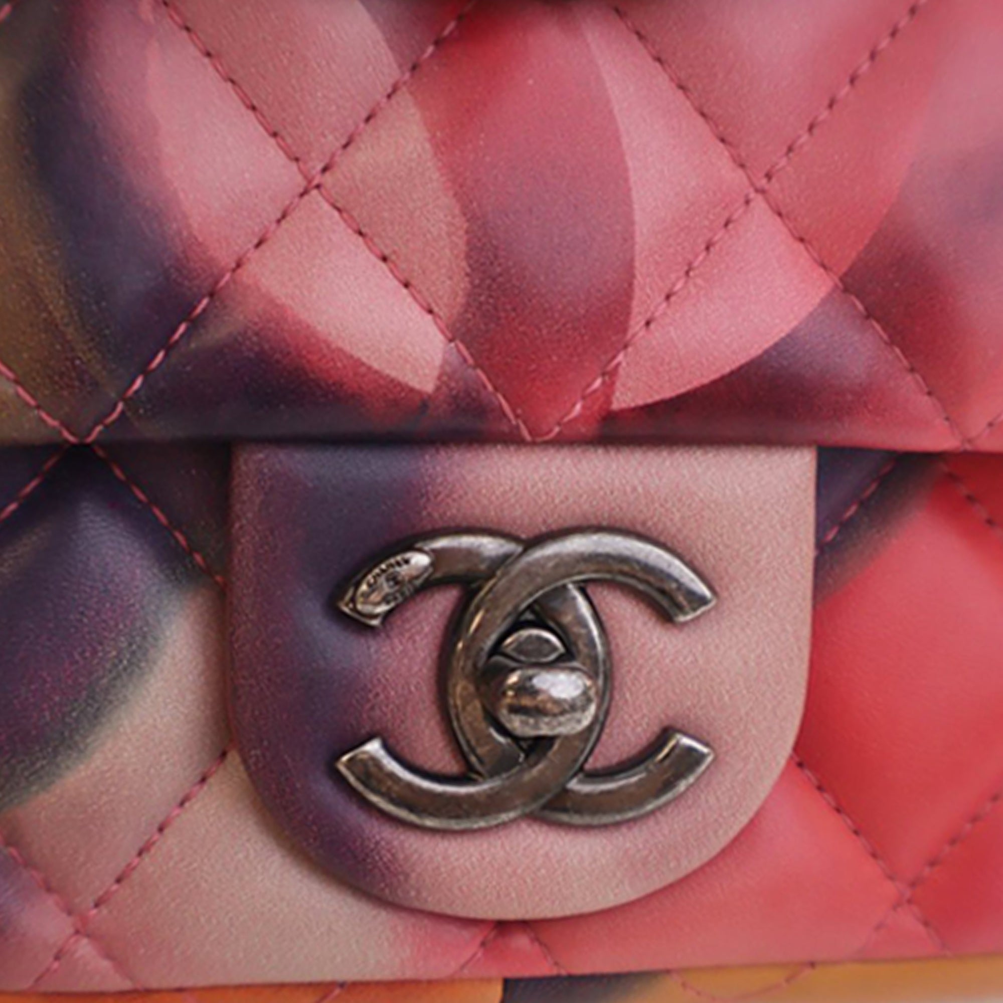 Chanel Small Lambskin Flower Power Single Flap - image 14