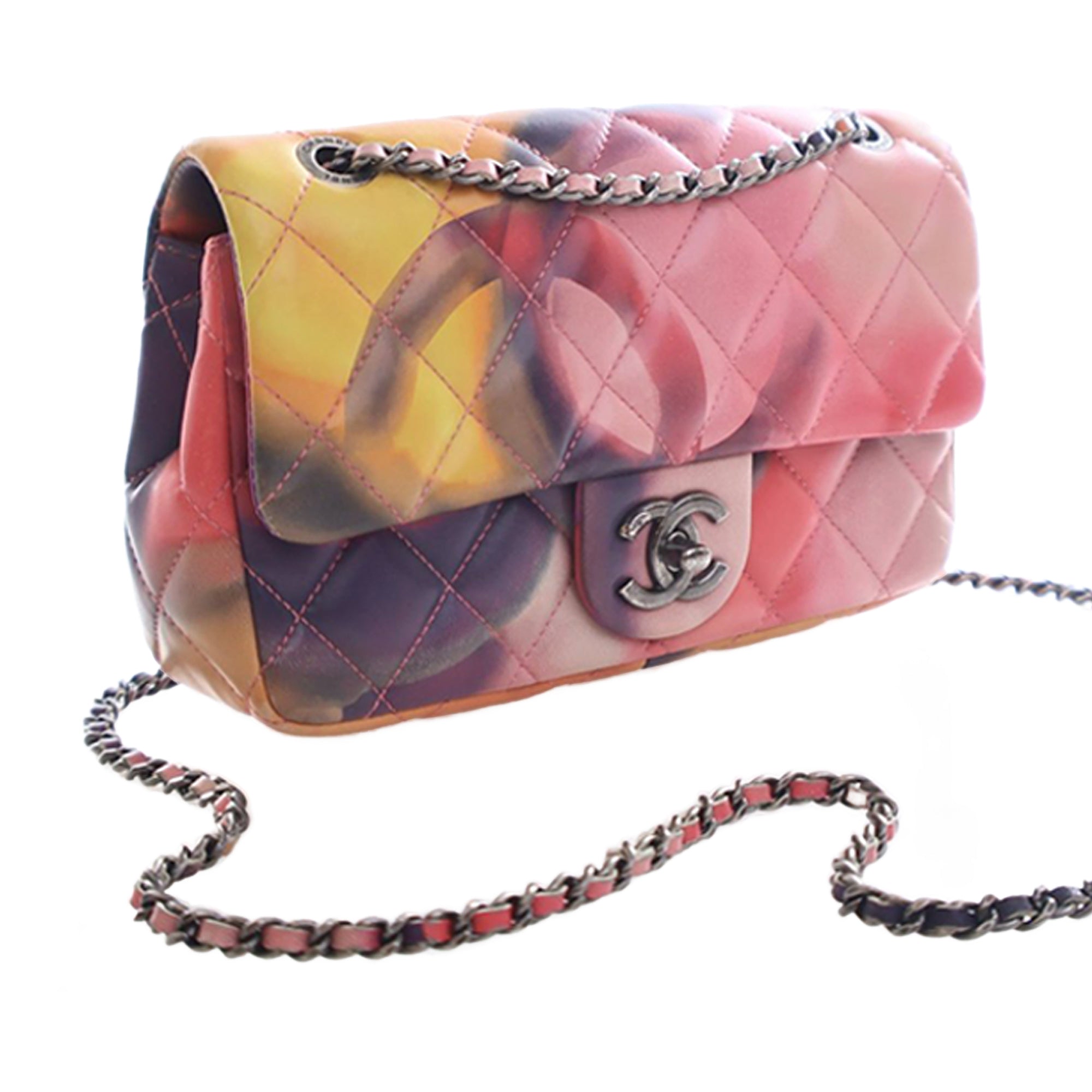 Chanel Small Lambskin Flower Power Single Flap - image 2