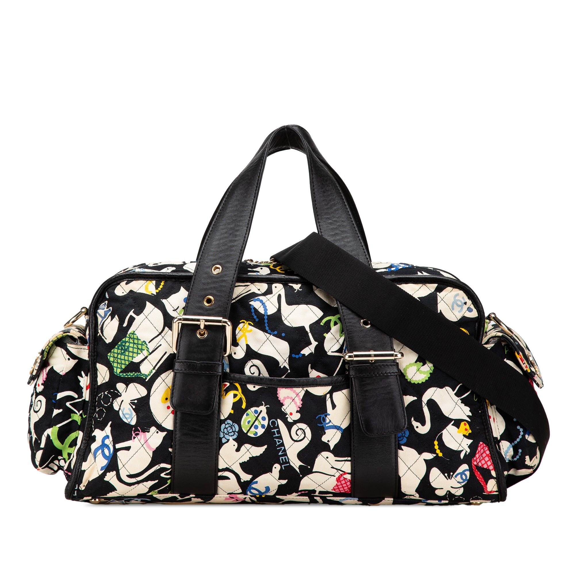 Chanel Canvas Baby Animals Diaper Bag - image 1