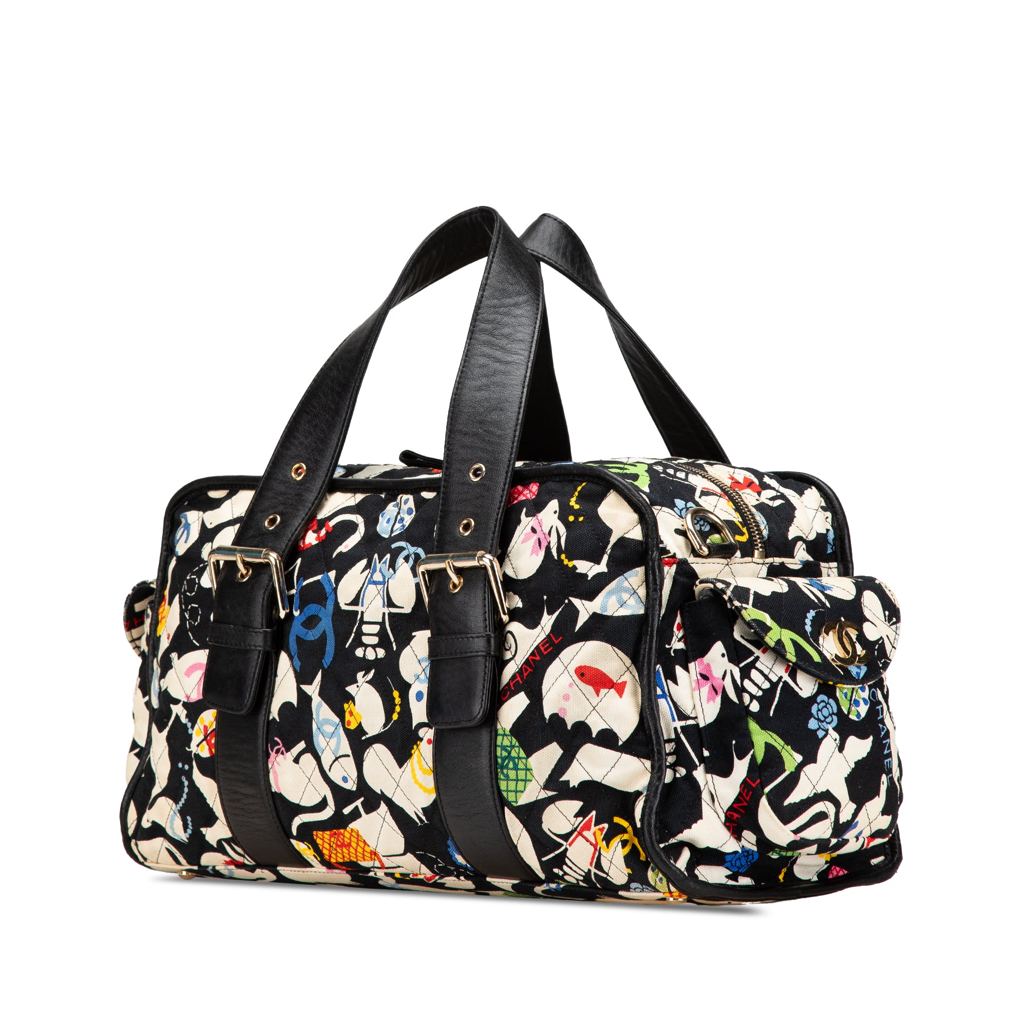 Chanel Canvas Baby Animals Diaper Bag - image 2