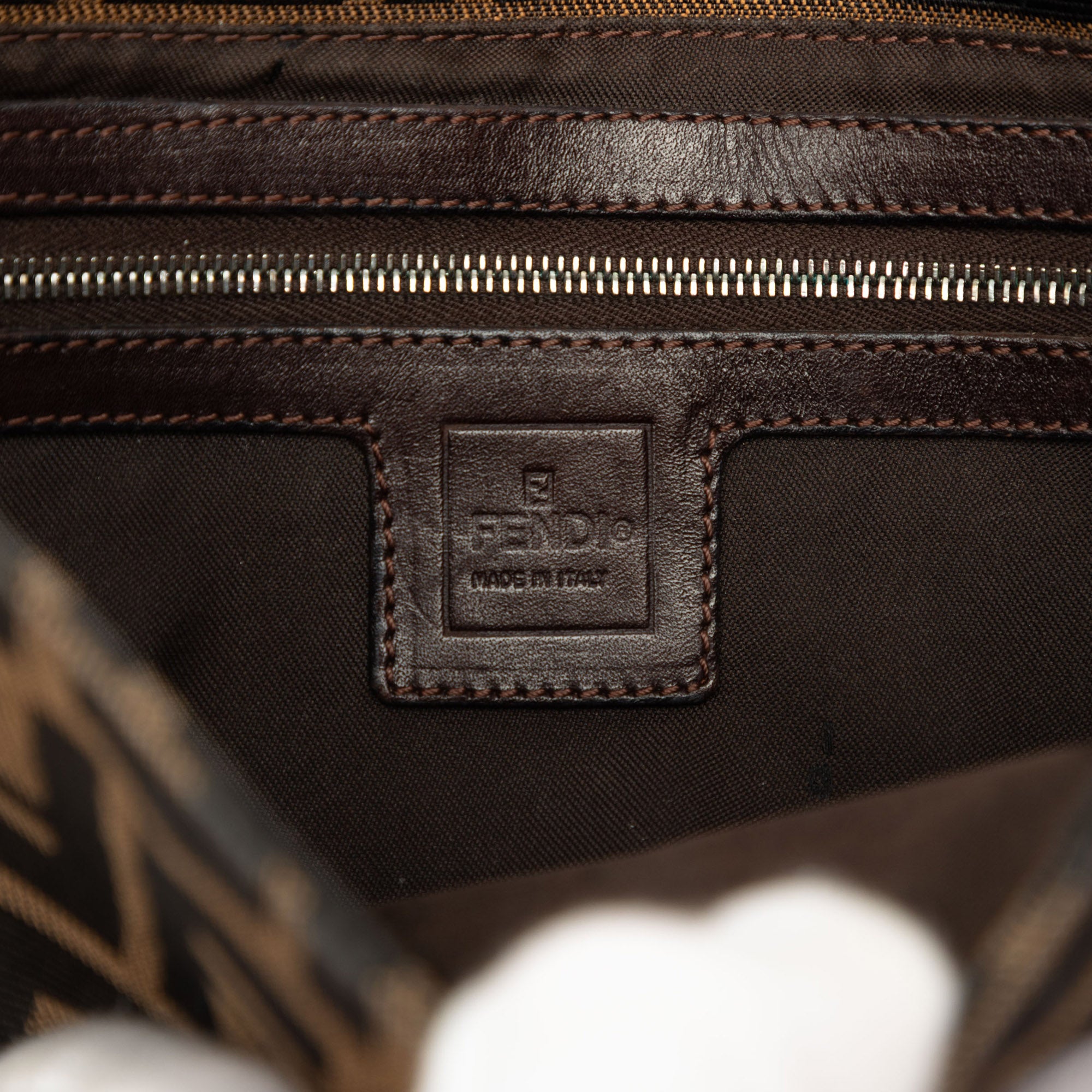 Fendi Zucca Canvas Baguette - image 5