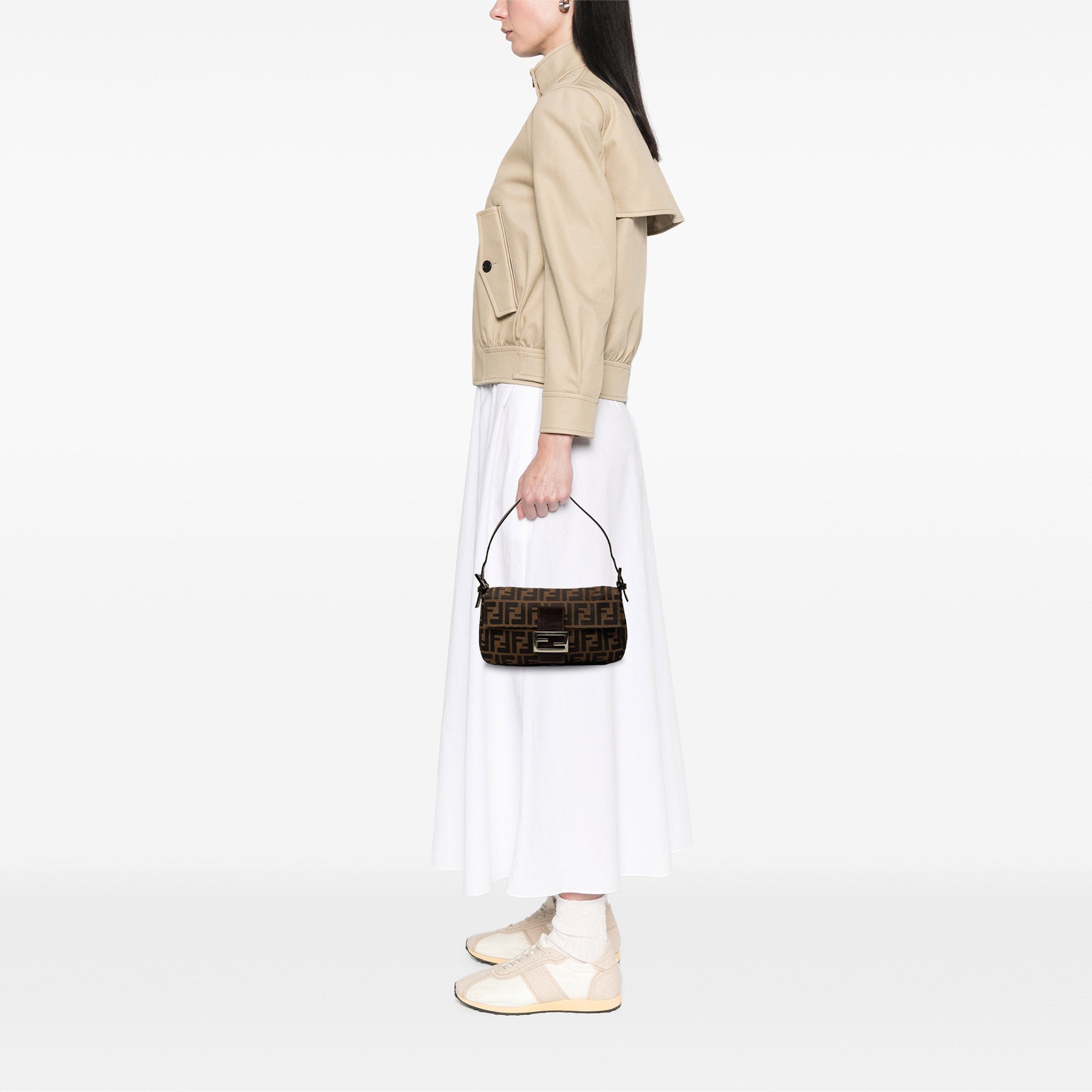 Fendi Zucca Canvas Baguette - image 8