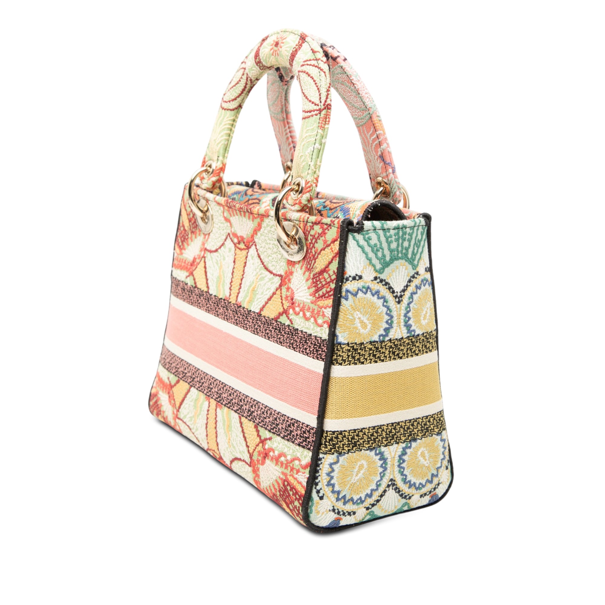 Dior Medium Embroidered Canvas In Lights Lady D Lite - image 2