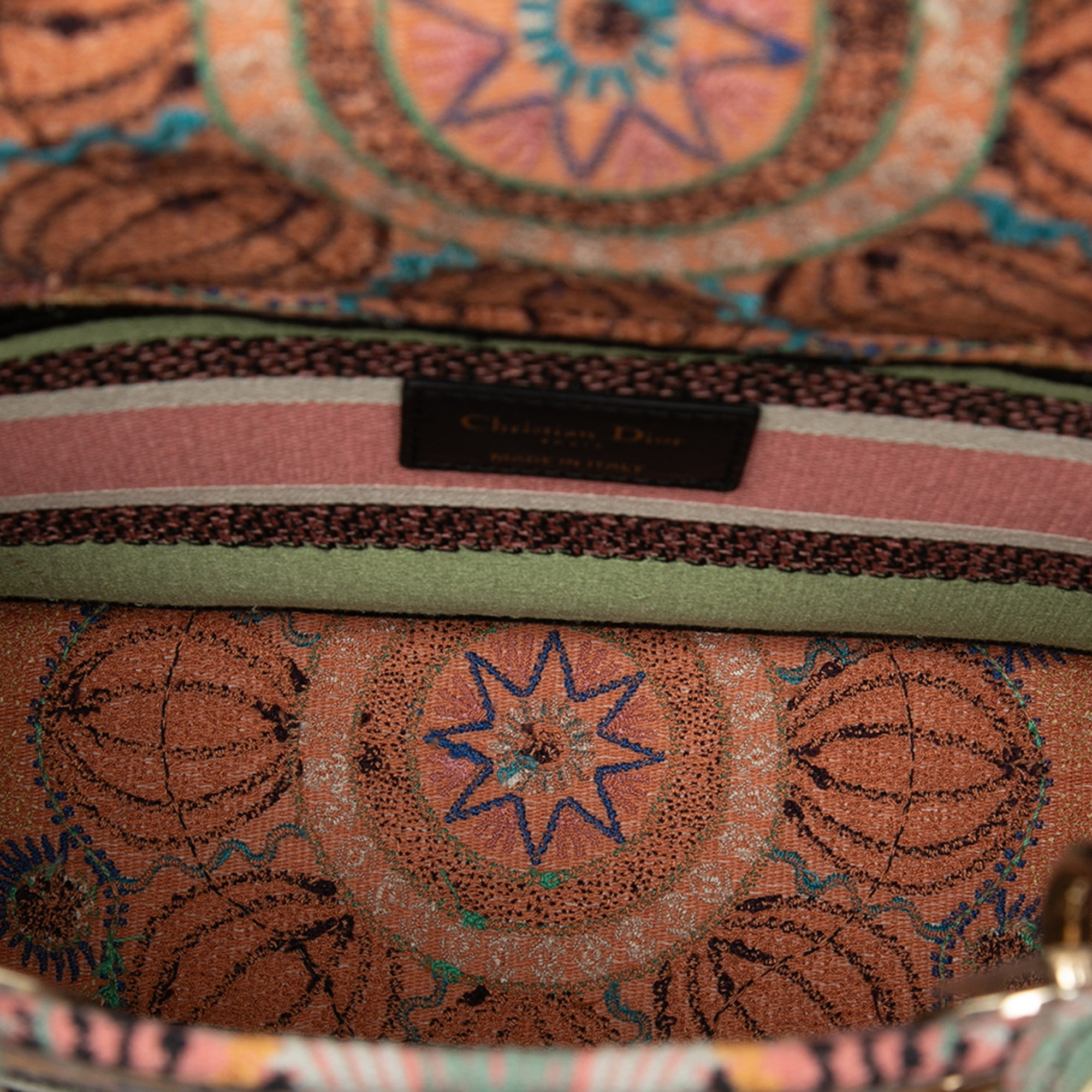 Dior Medium Embroidered Canvas In Lights Lady D Lite - image 4