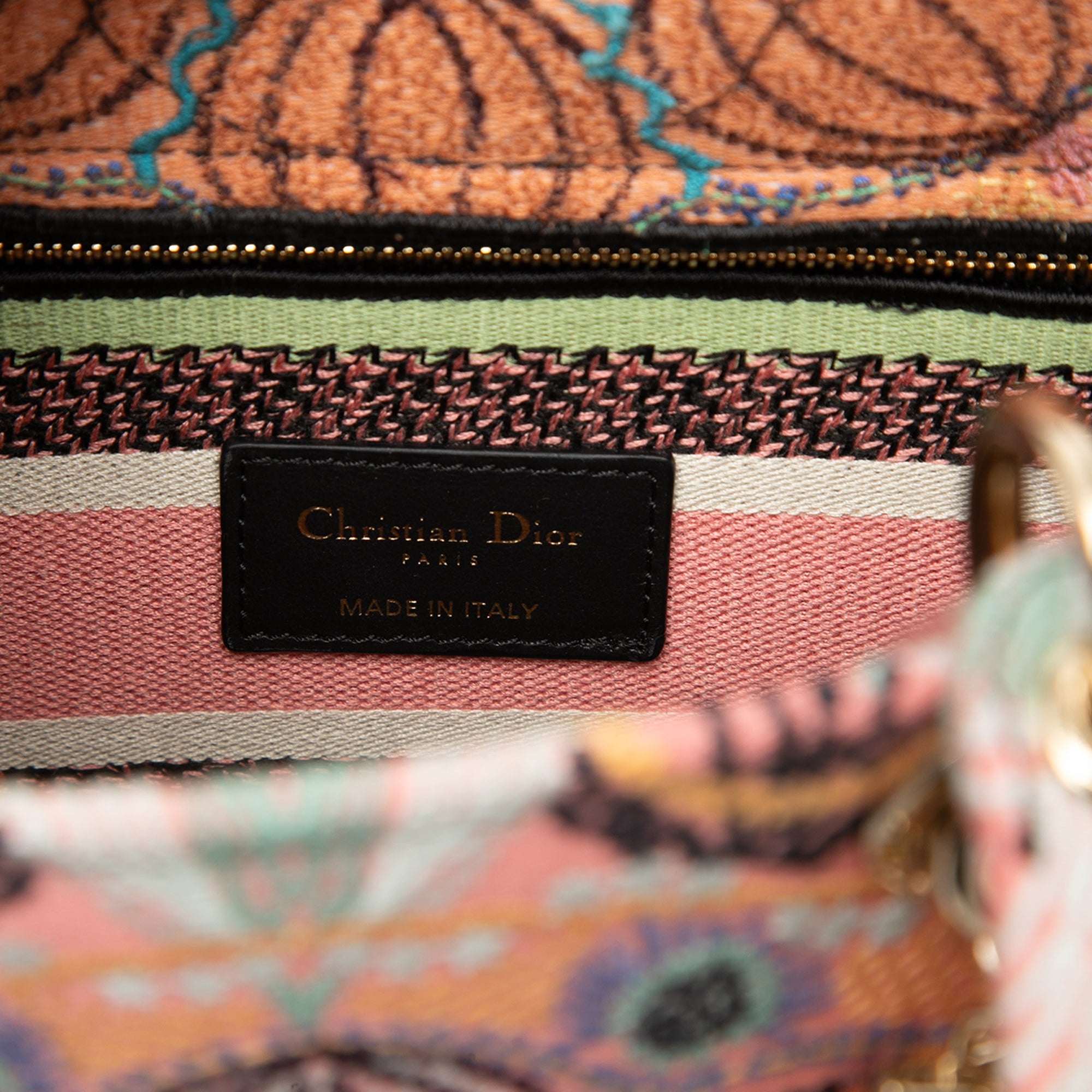 Dior Medium Embroidered Canvas In Lights Lady D Lite - image 5