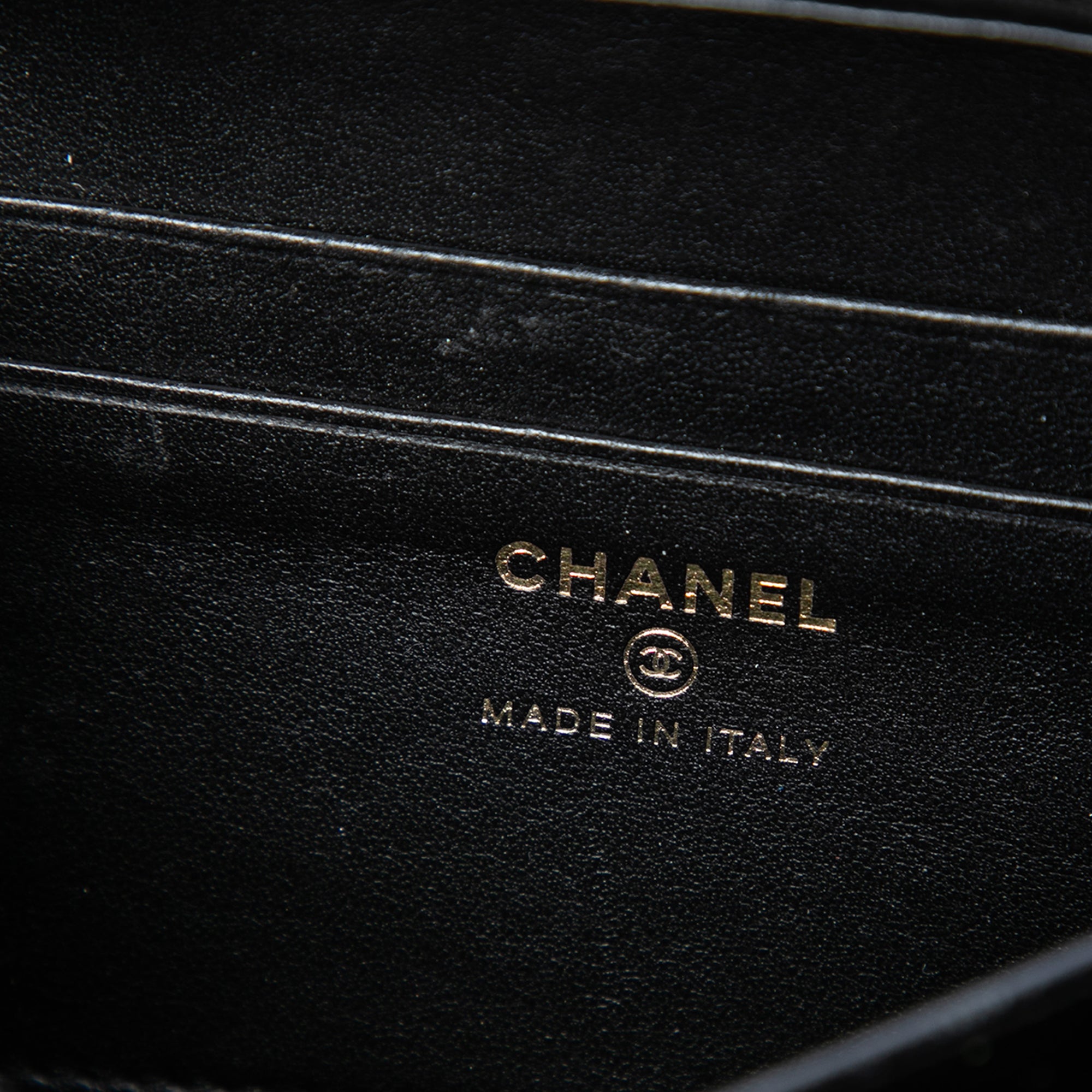 Chanel Caviar CC Filigree Vanity Clutch with Chain - image 5