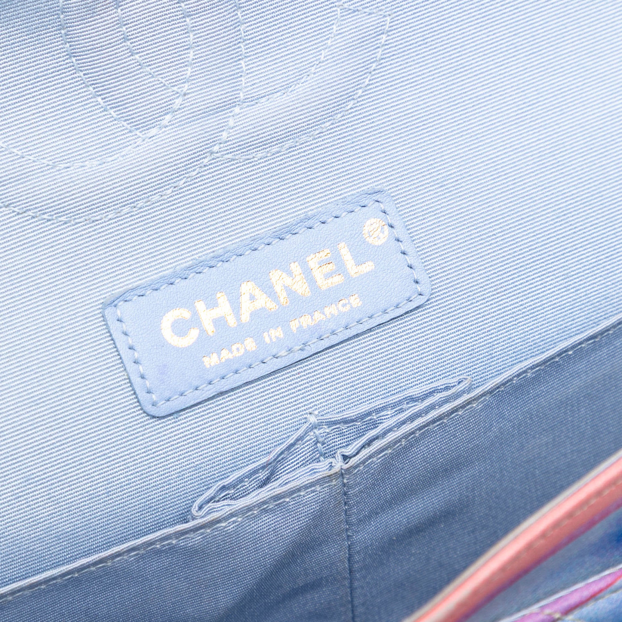 Chanel Medium Classic Printed Lambskin Watercolor Double Flap - image 5
