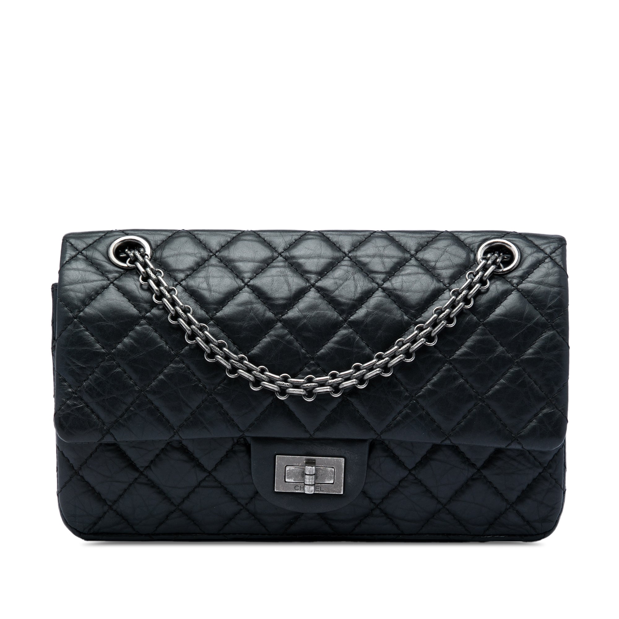 Chanel Quilted Aged Calfskin Reissue 2.55 Double Flap 225 - image 1
