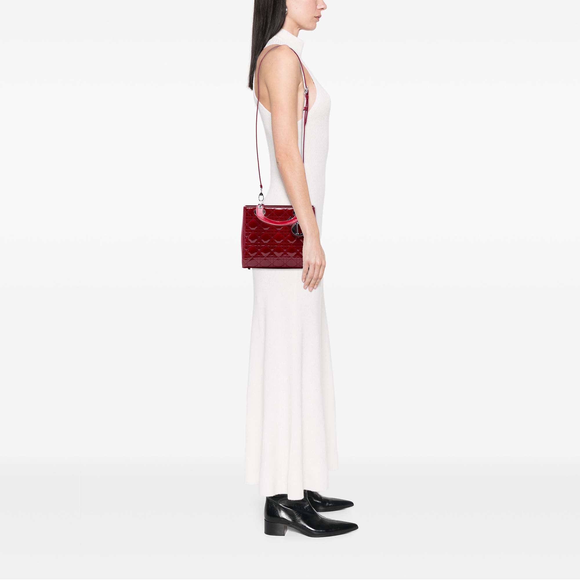Dior Medium Patent Cannage Lady Dior - image 7
