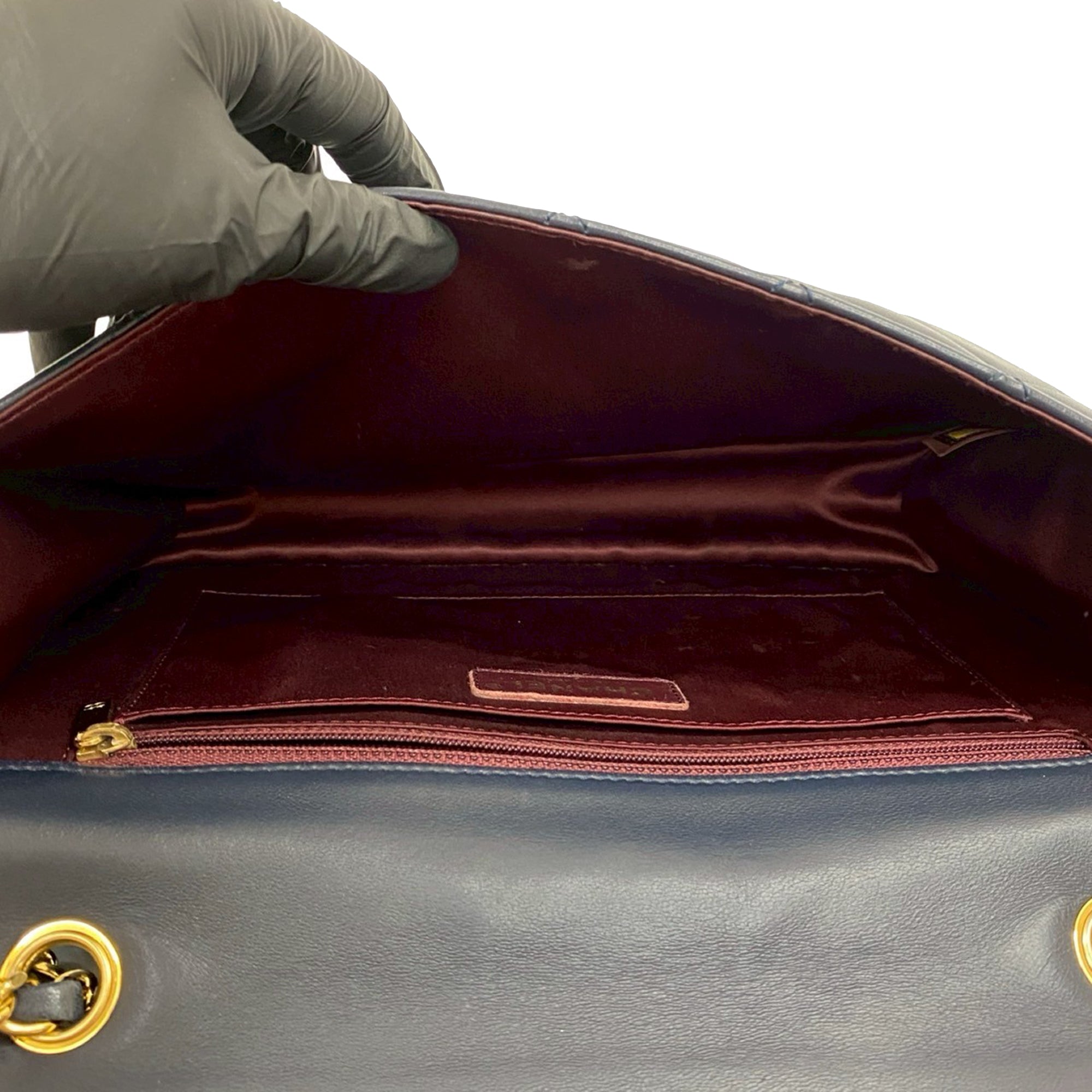 Chanel Quilted Lambskin Golden Class Flap - image 4