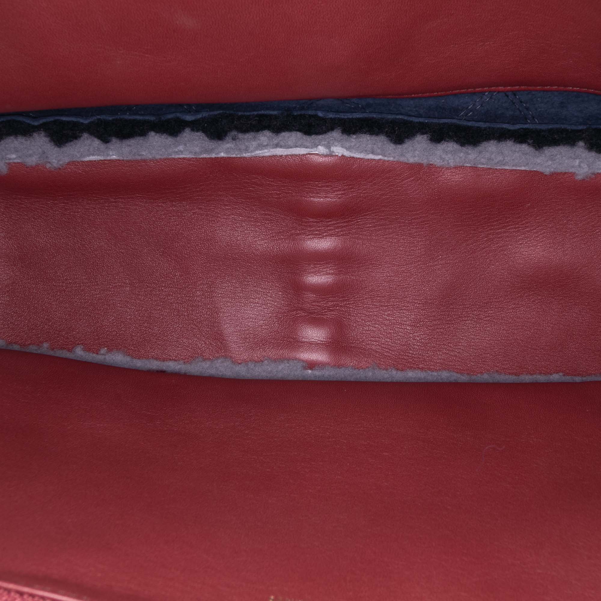 Chanel Medium Tricolor CC Quilted Shearling Single Flap - image 4