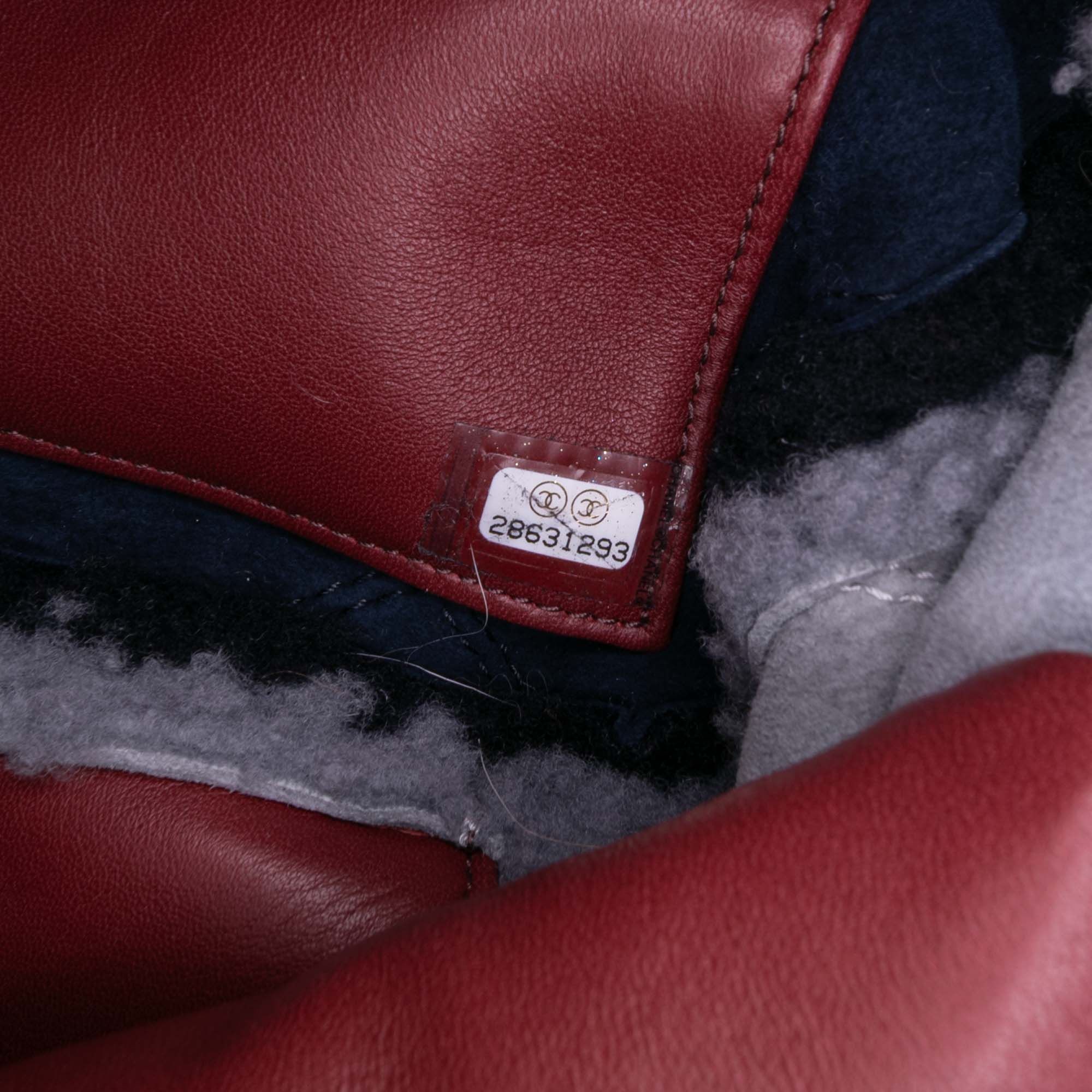 Chanel Medium Tricolor CC Quilted Shearling Single Flap - image 6