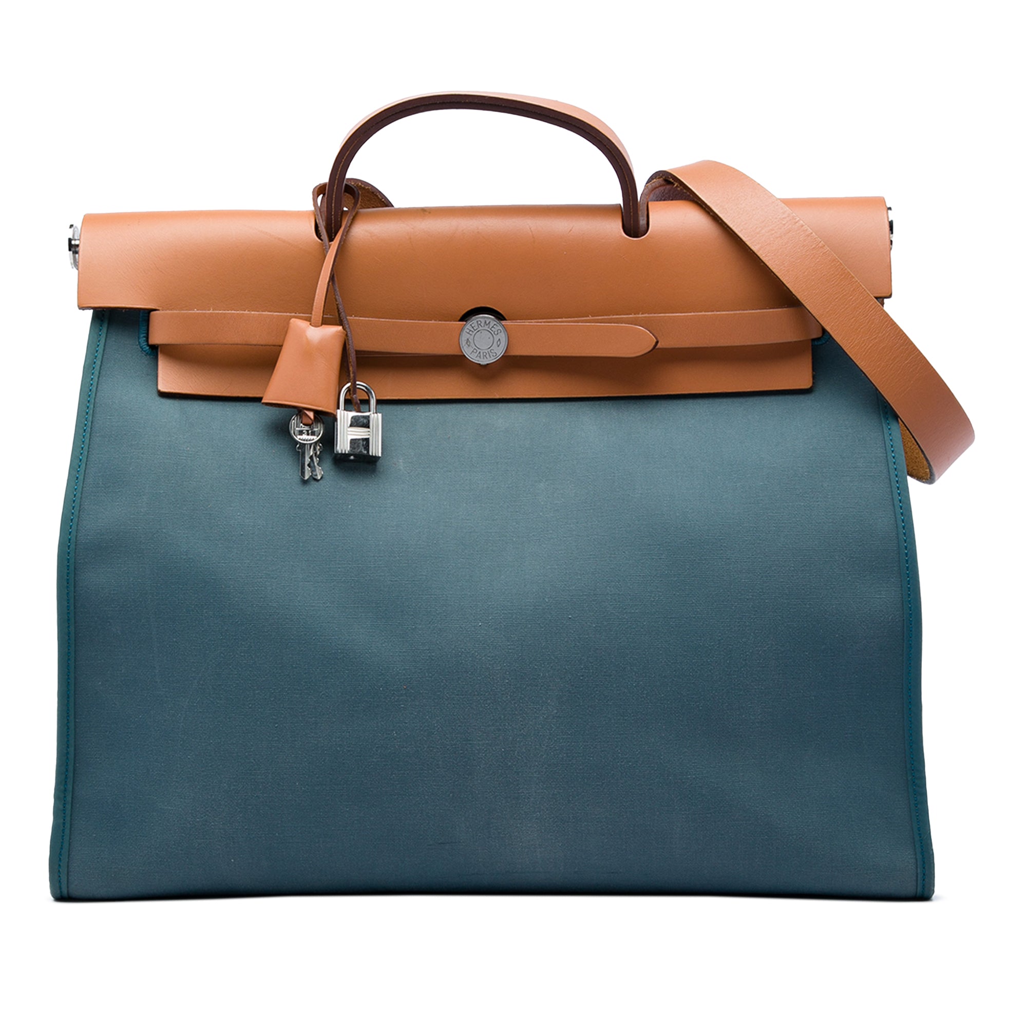 Hermès Toile Herbag Zip 39 - image 1