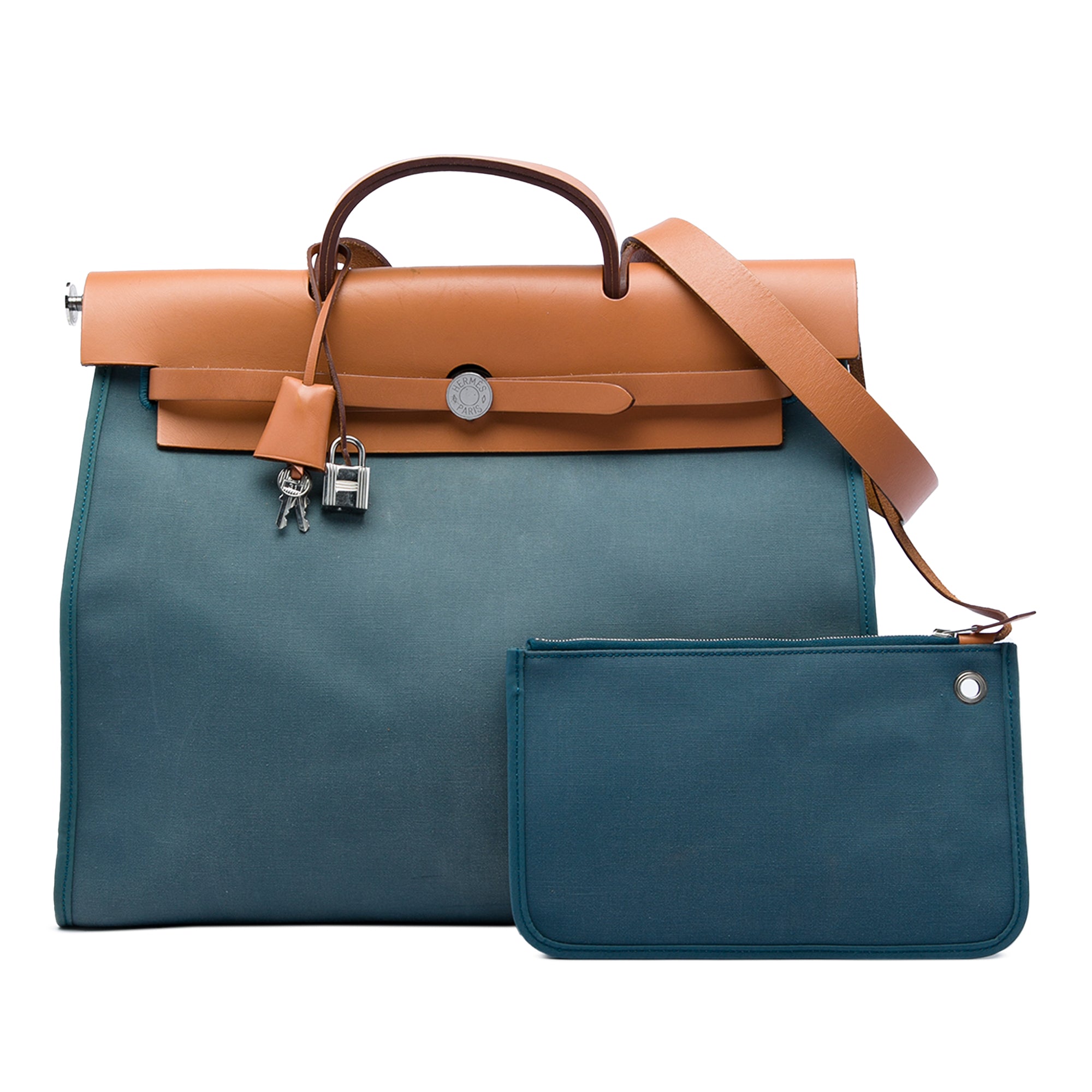 Hermès Toile Herbag Zip 39 - image 6