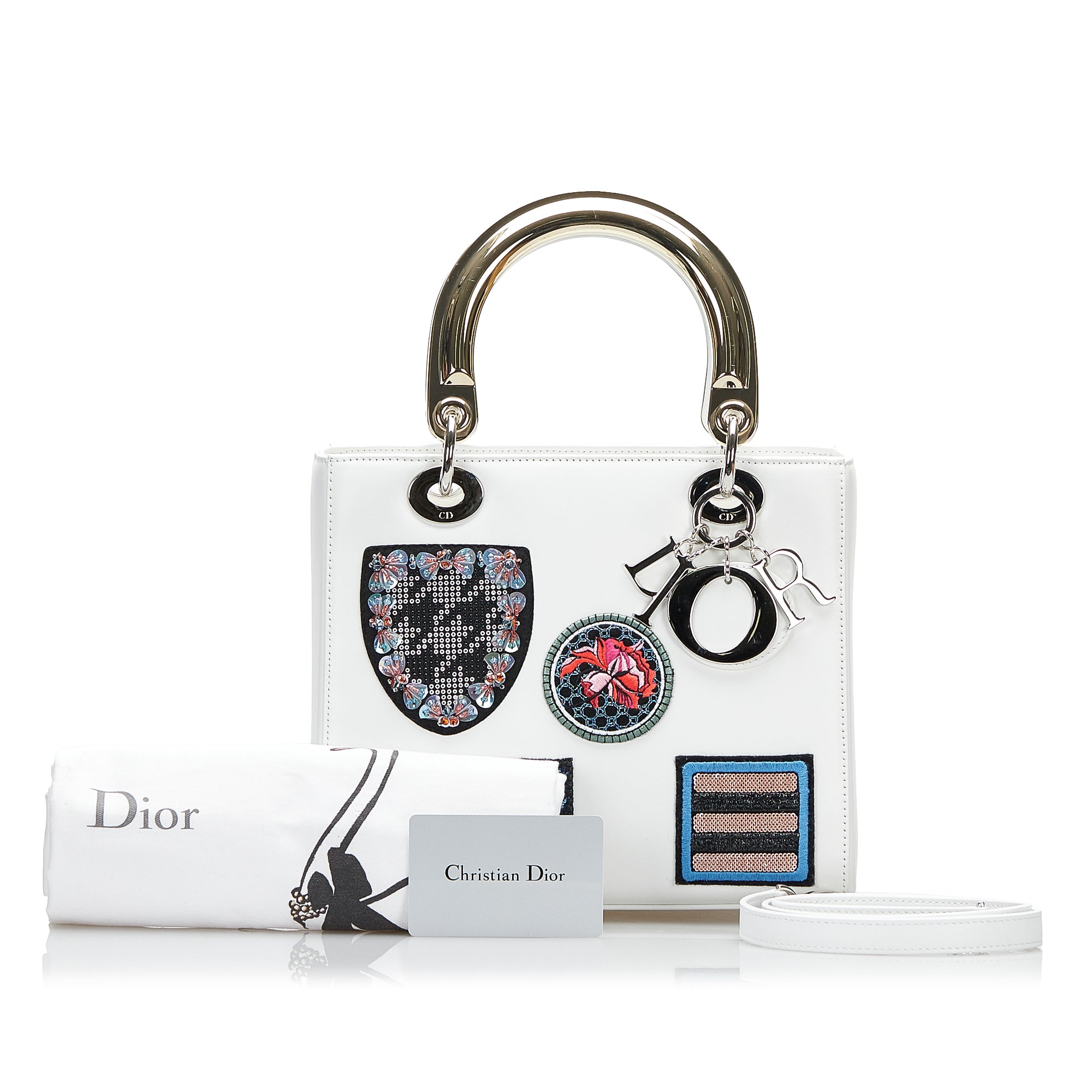 Dior Medium Patch Embellished Lady Dior - image 12