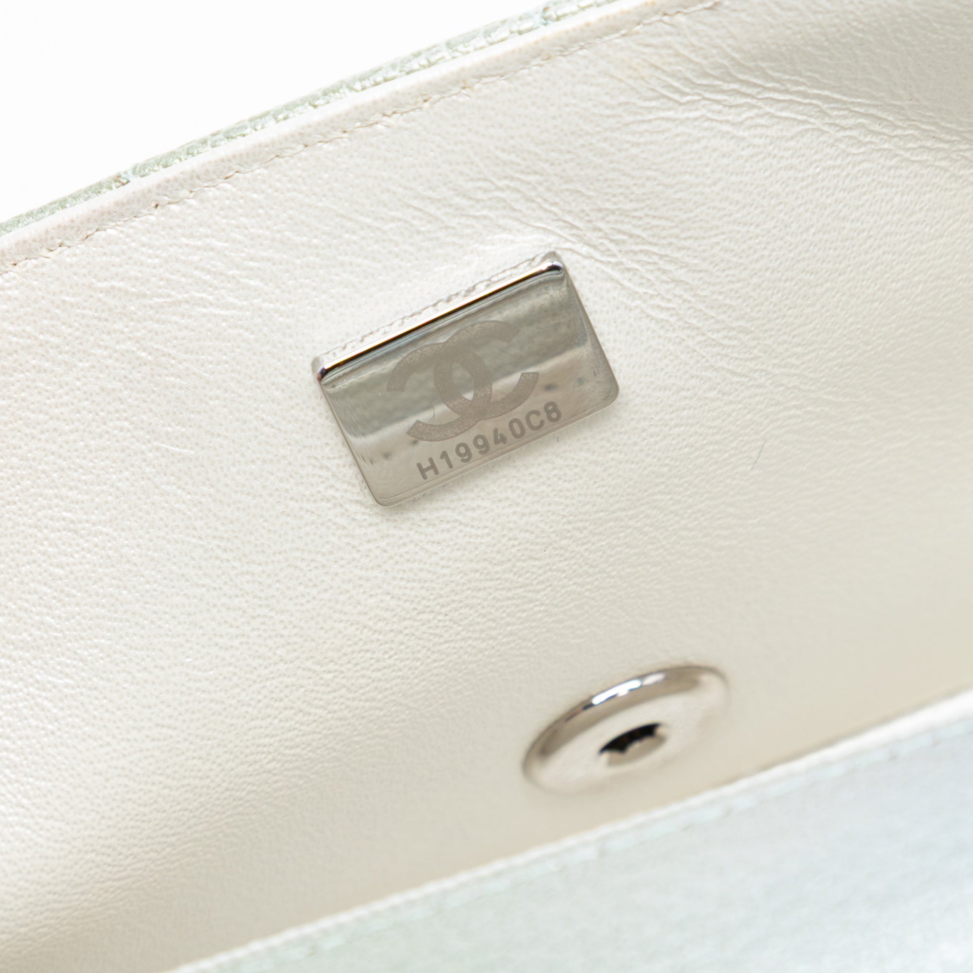 Chanel Mini Rectangular Classic Iridescent Goatskin Ombre Single Flap - image 6