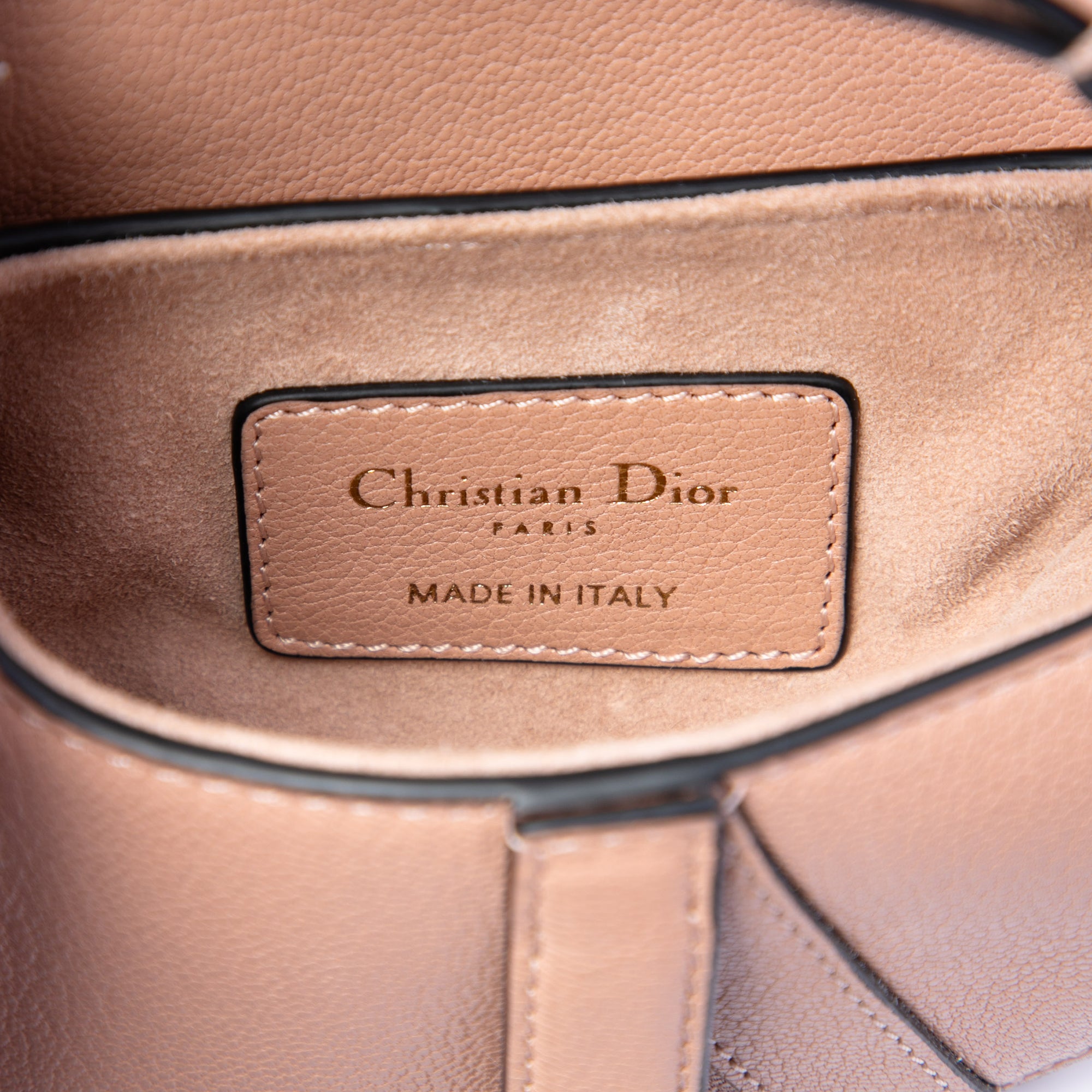 Dior Micro Goatskin Saddle Bag - image 5