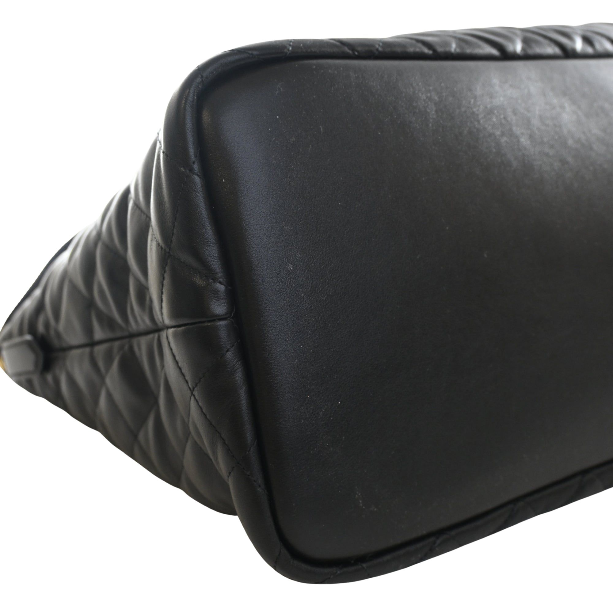 Saint Laurent Quilted Calfskin Monogram ES Giant Travel Bag - image 9