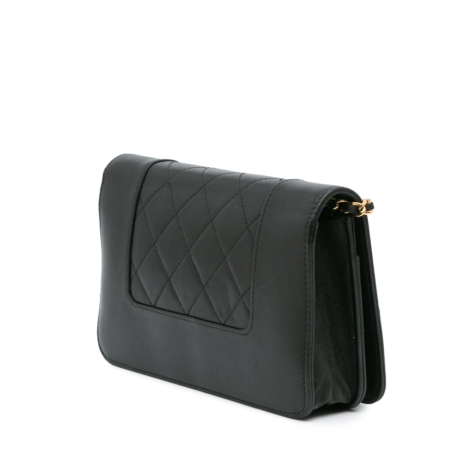 Chanel Quilted Lambskin Mademoiselle Wallet on Chain - image 2