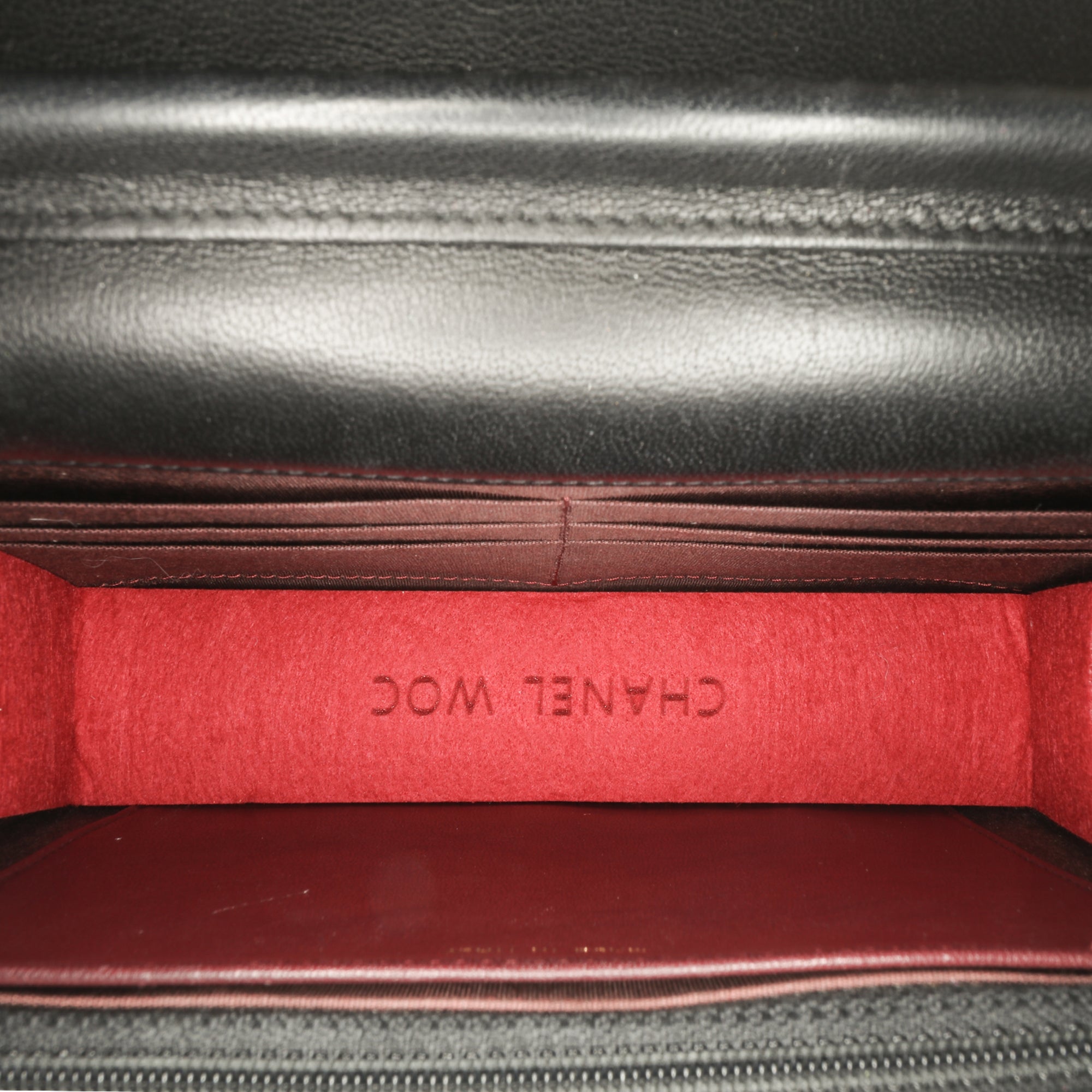 Chanel Quilted Lambskin Mademoiselle Wallet on Chain - image 4