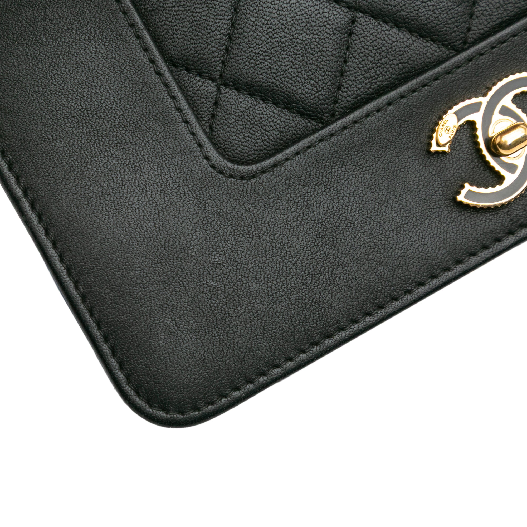 Chanel Quilted Lambskin Mademoiselle Wallet on Chain - image 9