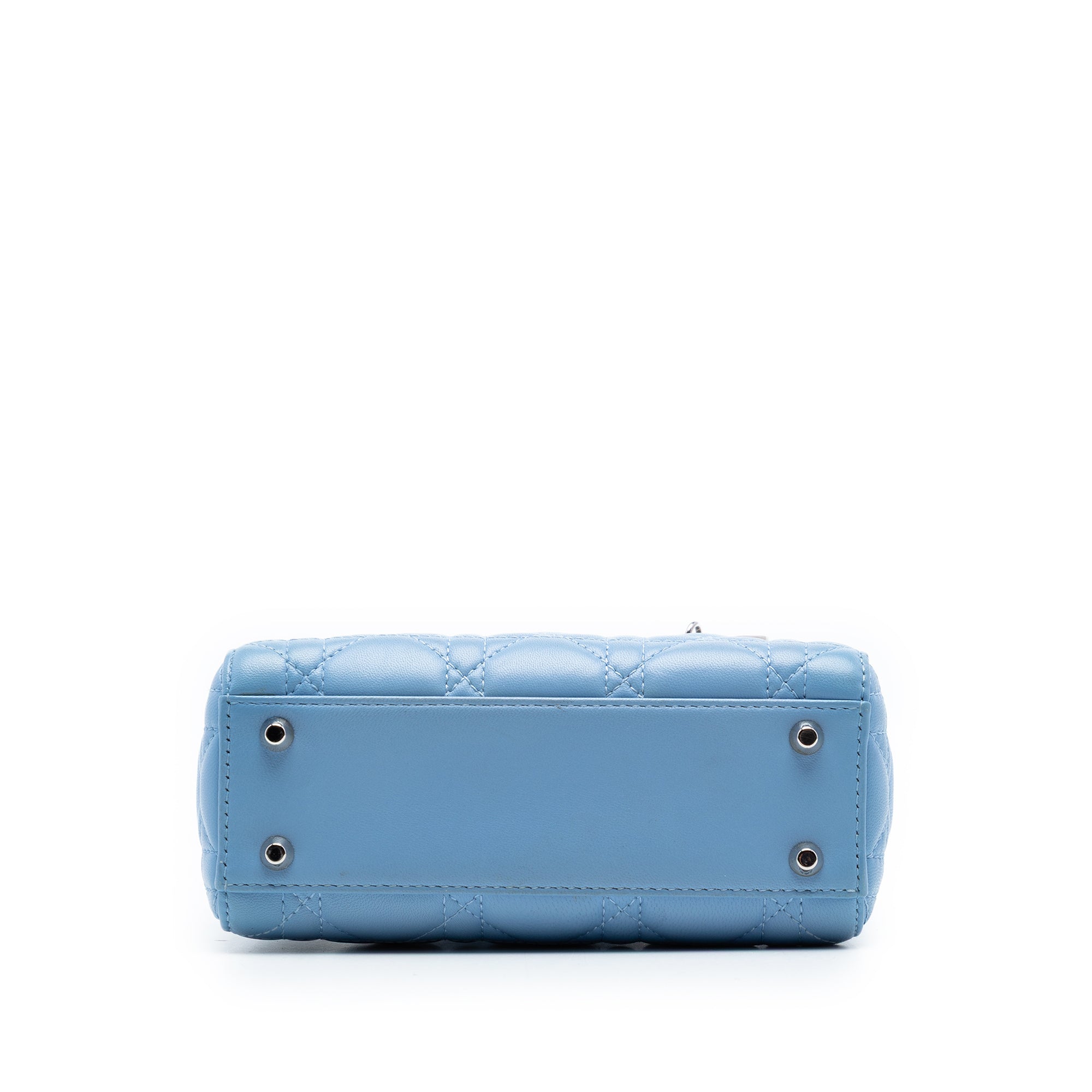 Dior Mini Lambskin Cannage Lady Dior - image 3