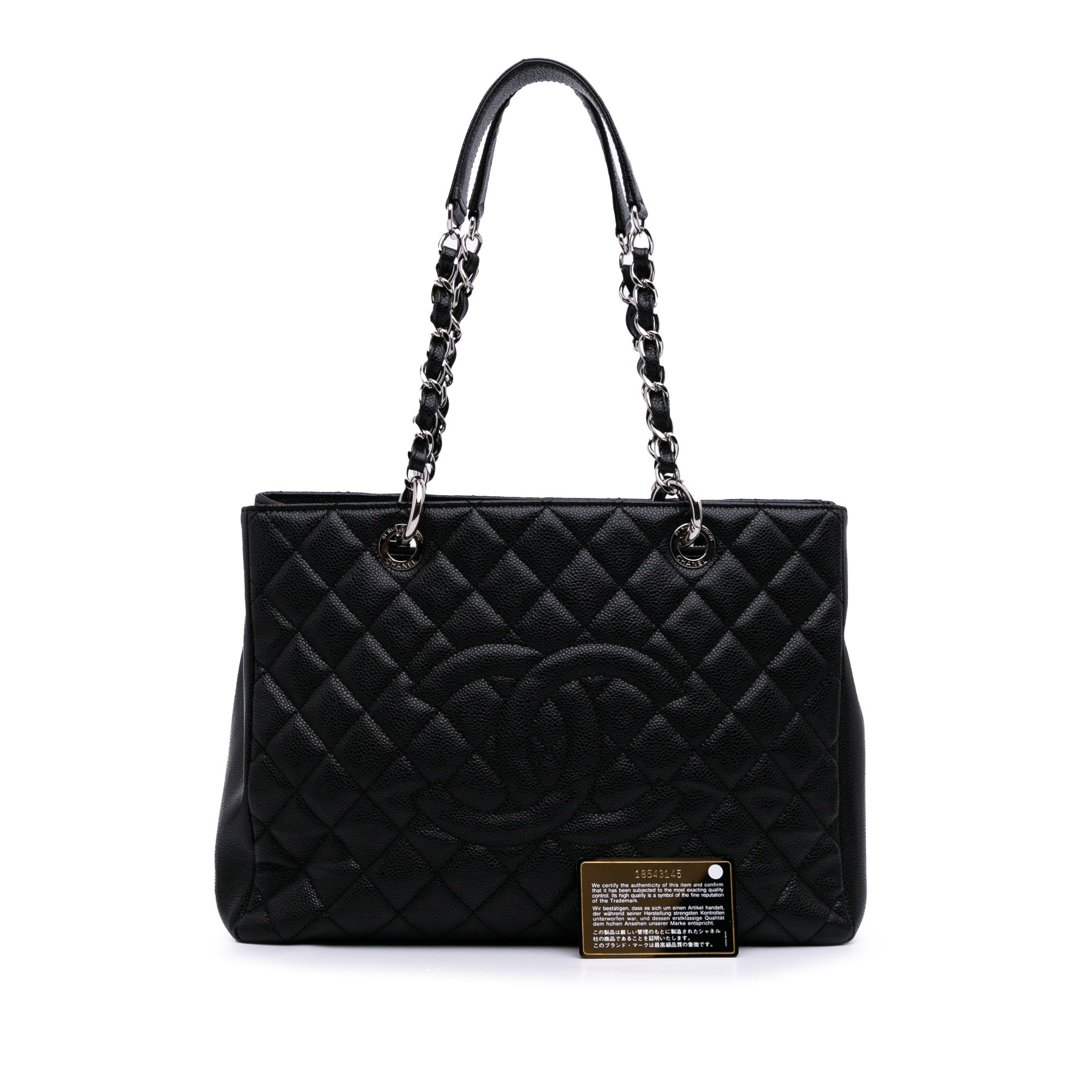 Chanel Caviar Grand Shopping Tote - image 11
