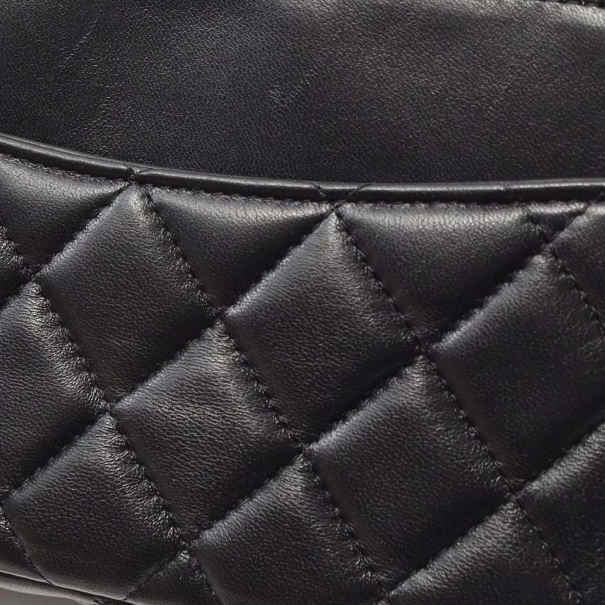 Chanel CC Quilted Lambskin Flap Phone Holder Wallet on Chain - image 8