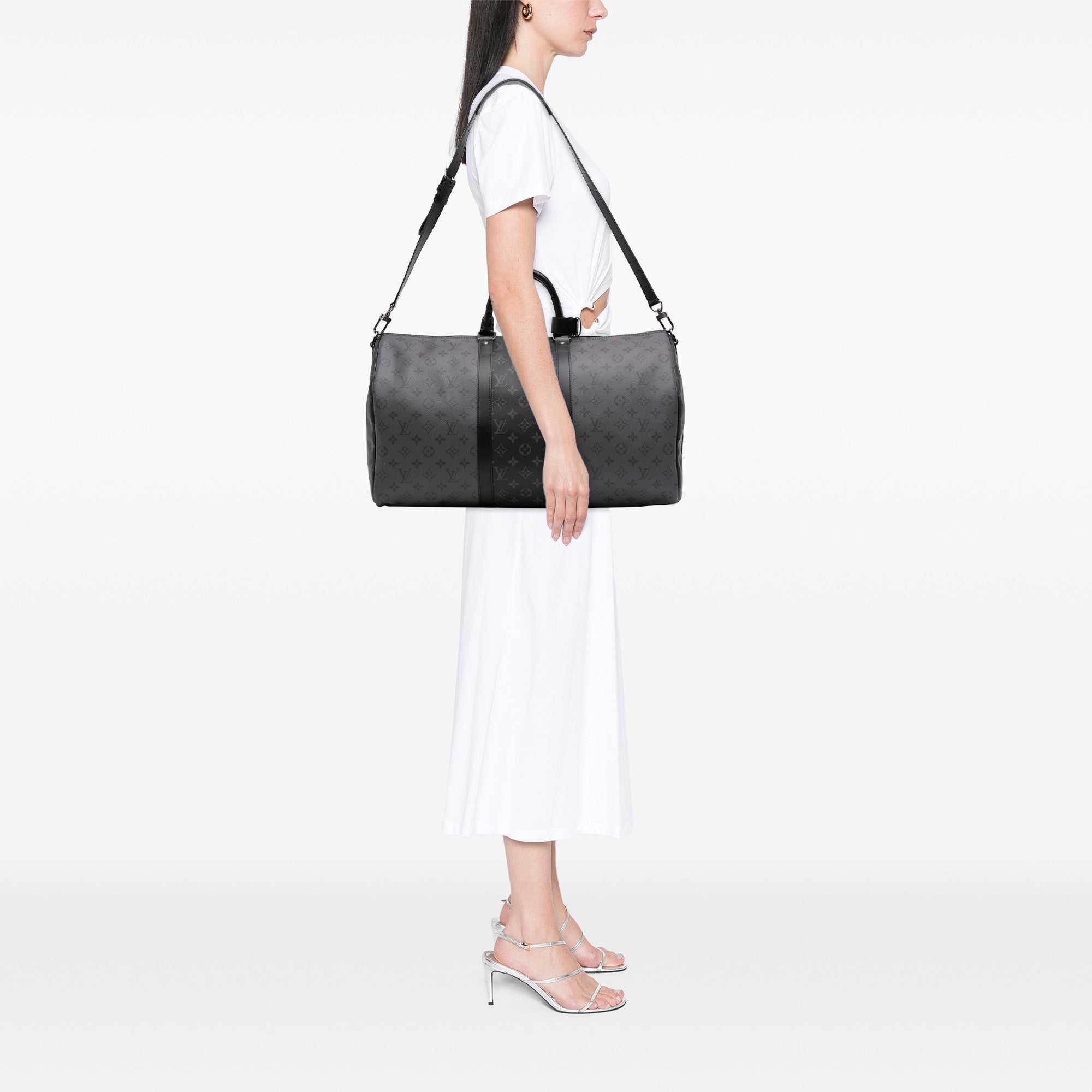 Louis Vuitton Monogram Eclipse Reverse Keepall Bandouliere 50 - image 6