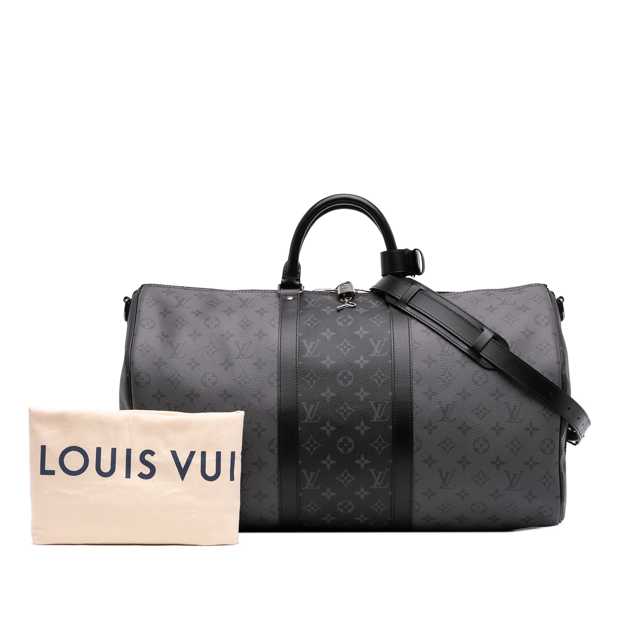 Louis Vuitton Monogram Eclipse Reverse Keepall Bandouliere 50 - image 7