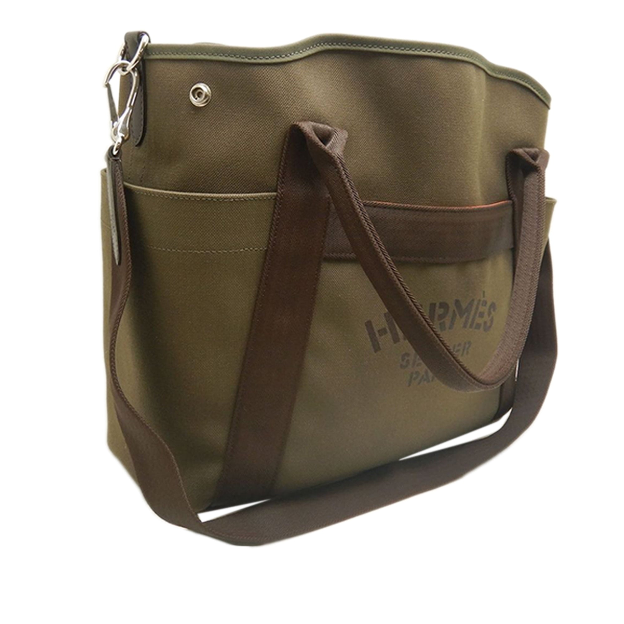 Hermès Toile Sac de Pansage Grooming Bag - image 2