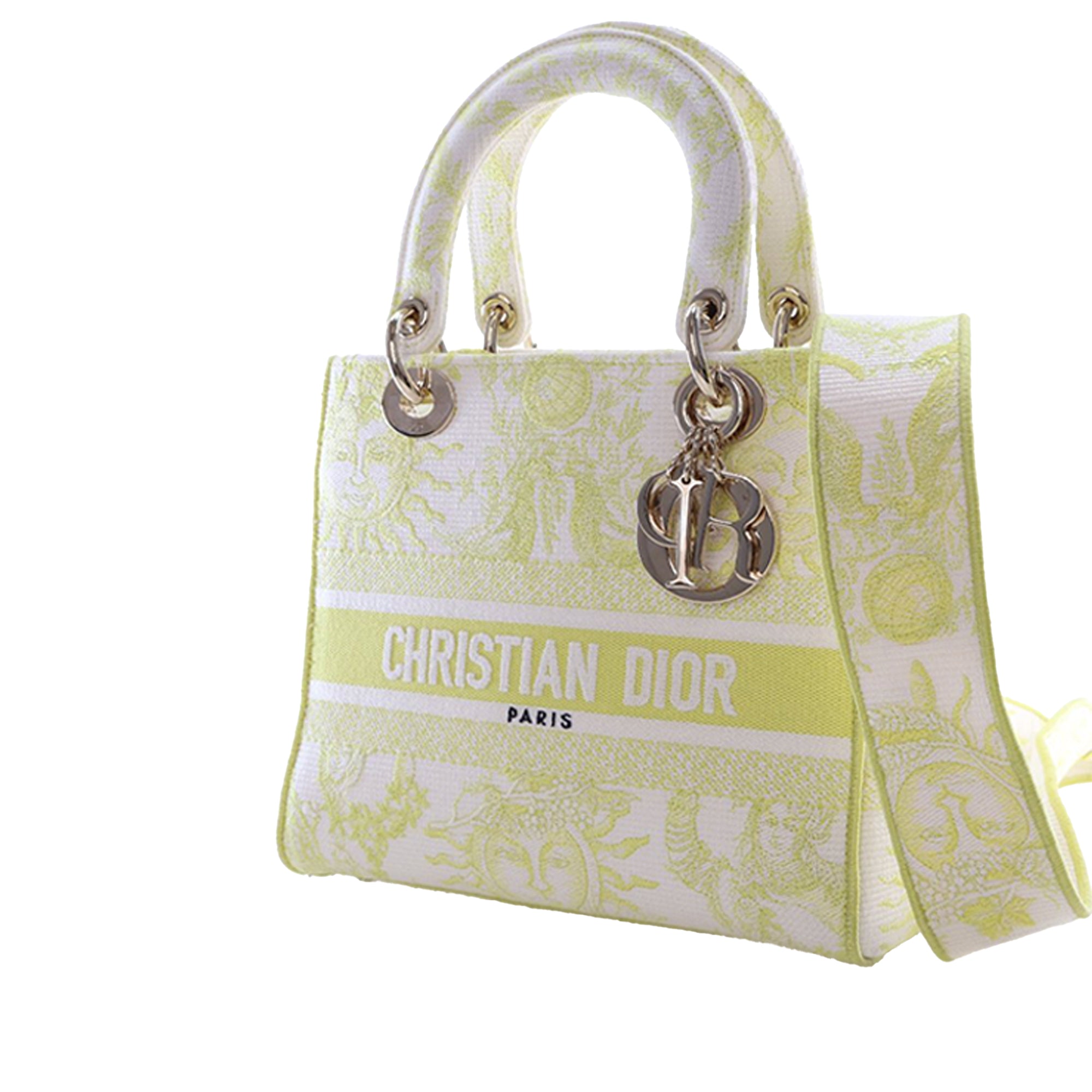 Dior Medium Embroidered Canvas Toile de Jouy Soleil Lady D Lite - image 2