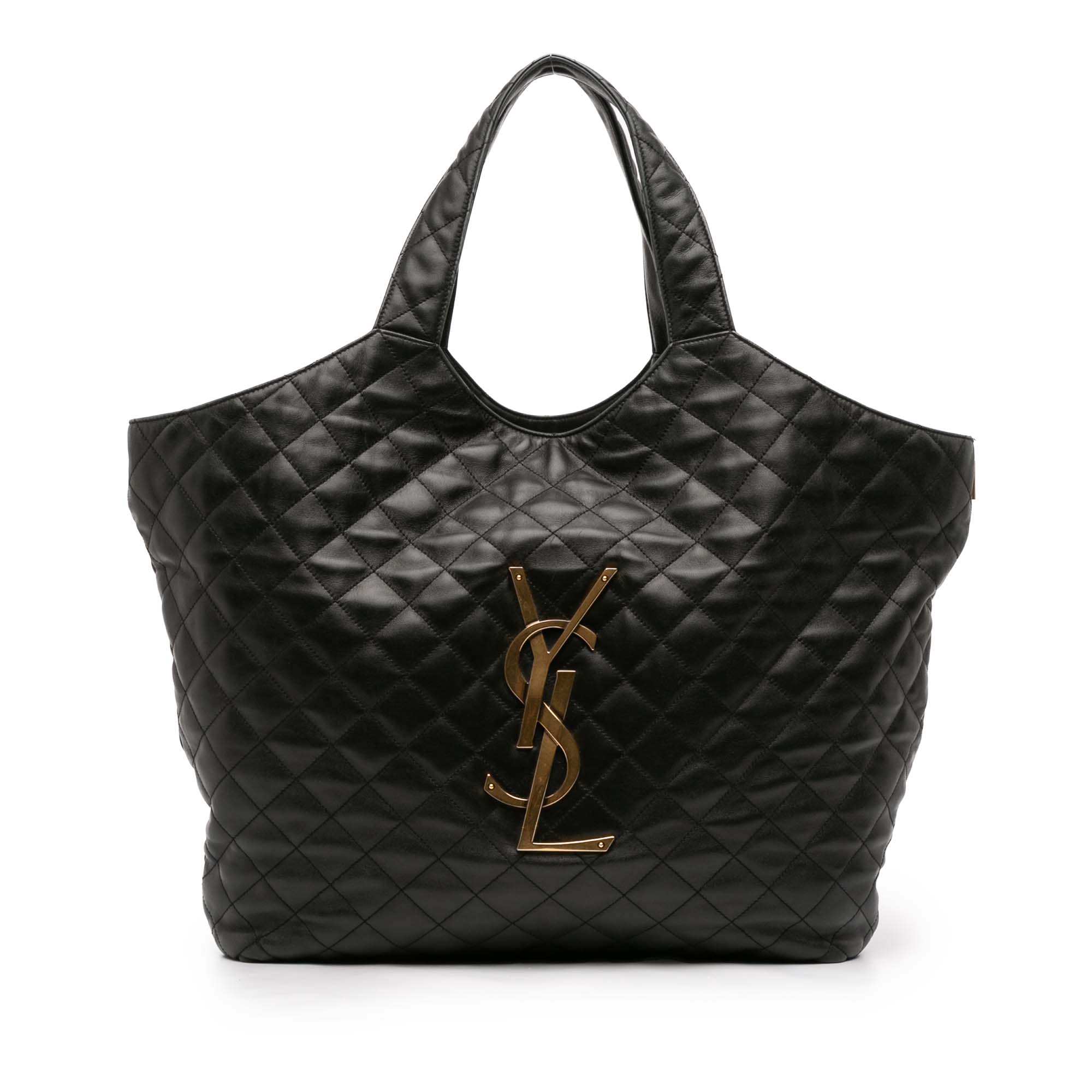Saint Laurent Maxi Quilted Lambskin Icare Shopping Tote - image 1